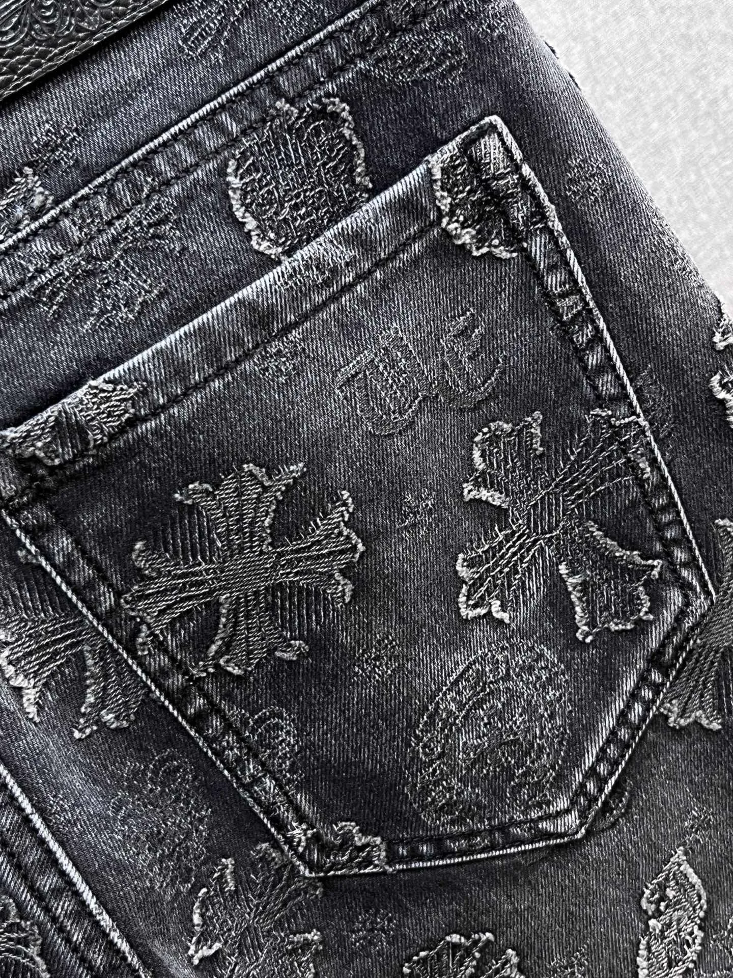 Джинсы Мужские Chrome Hearts 9175074