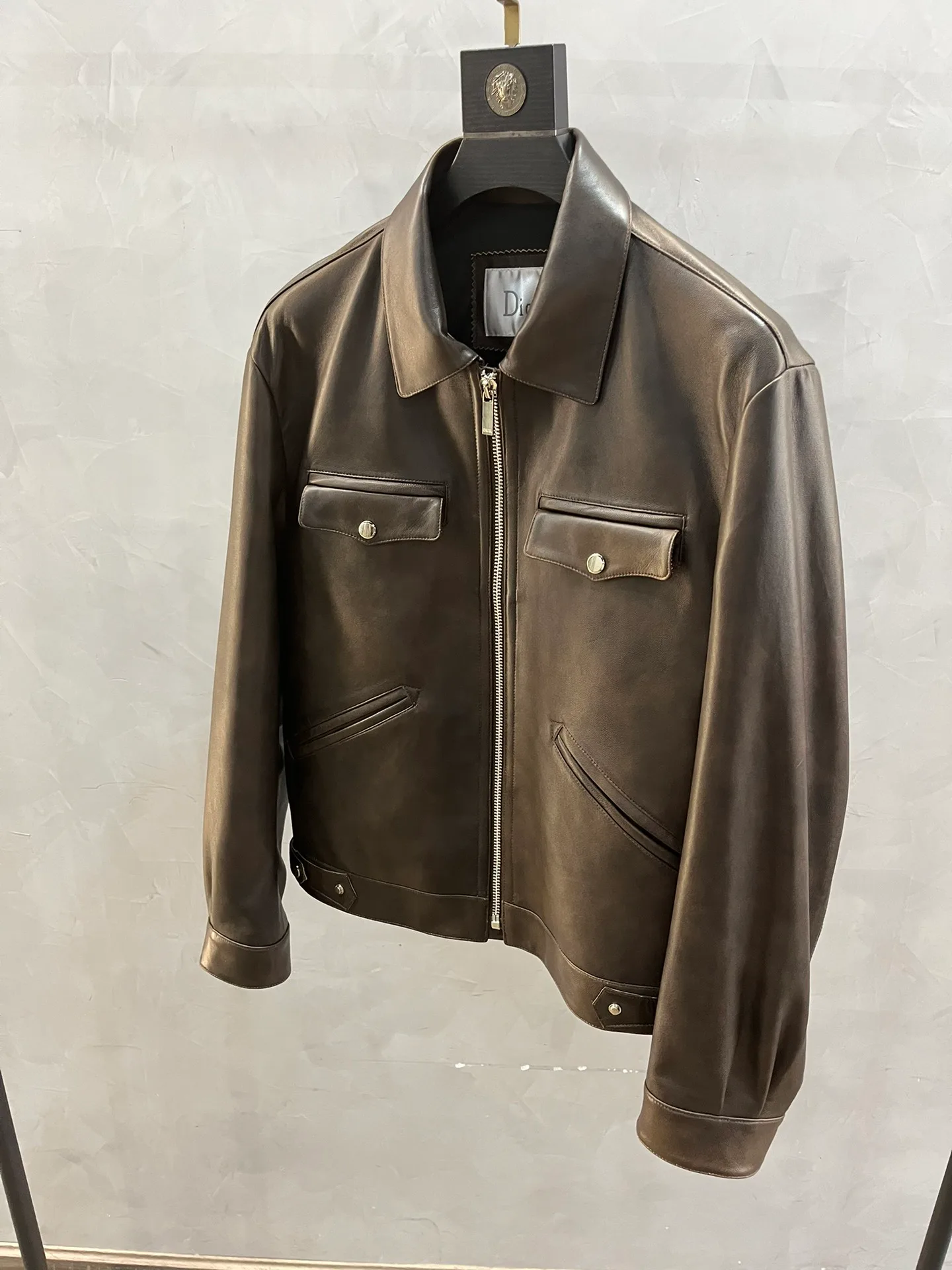 Кожаные Куртки И Дублёнки Мужские Christian Dior 790102