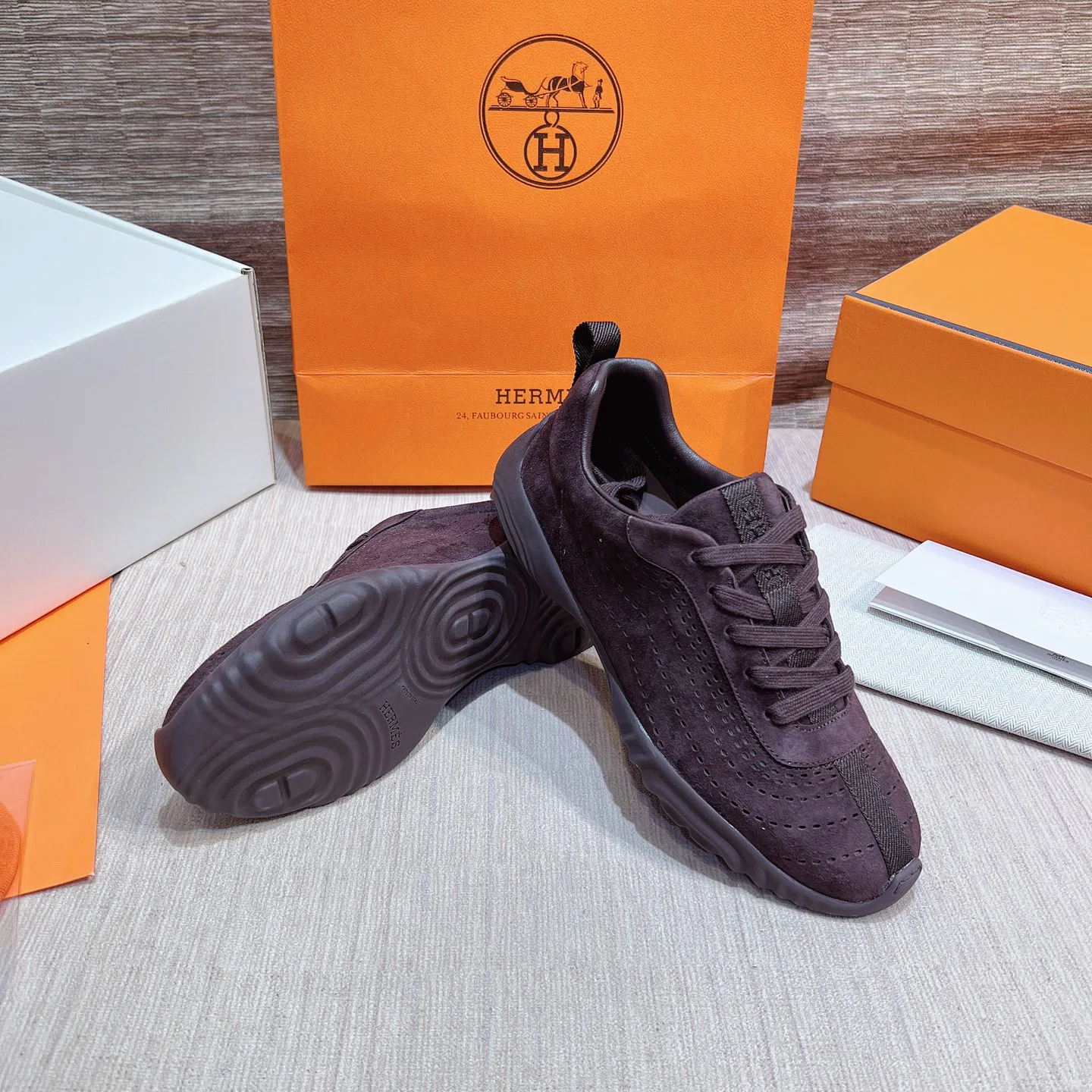 Кроссовки Мужские Hermes 17749562