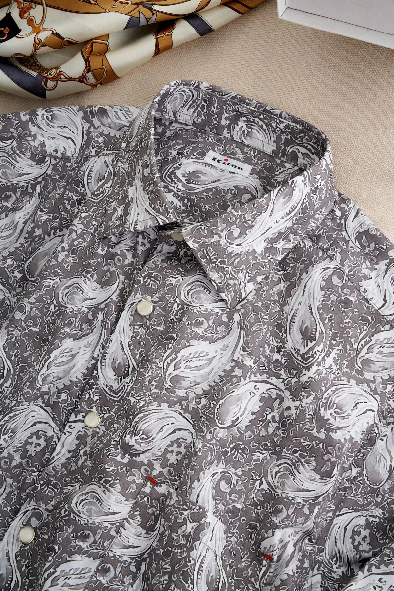 Рубашки Мужские Kiton 18509987