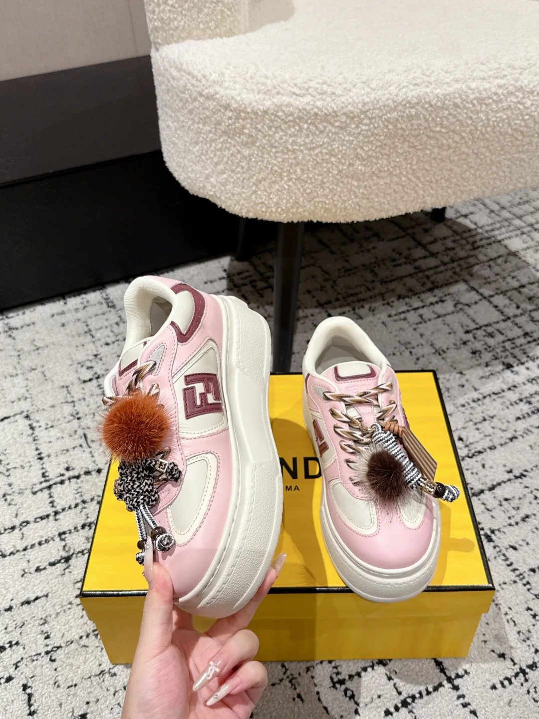 Кеды Женские Fendi 183197