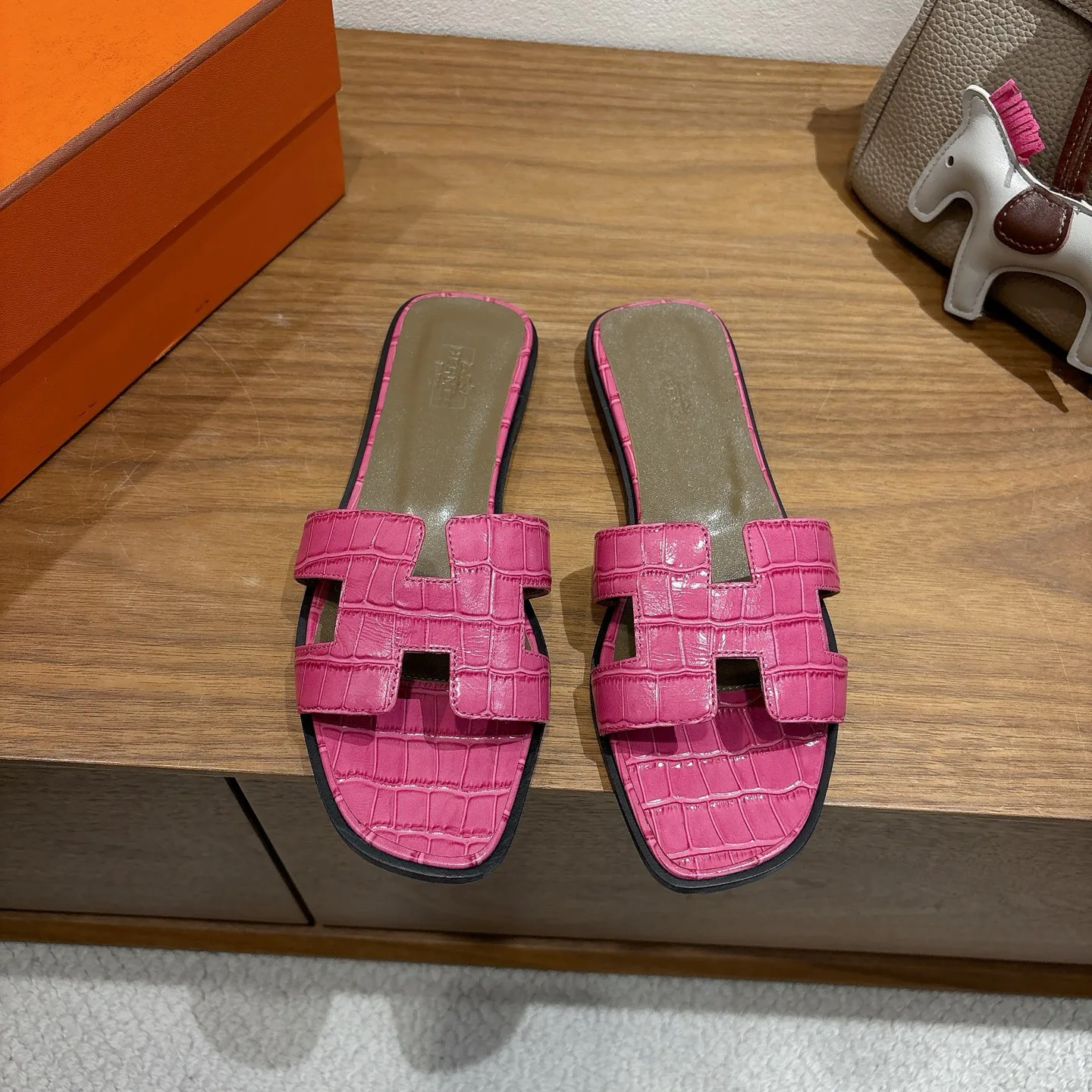 Шлепанцы Женские Hermes 873856