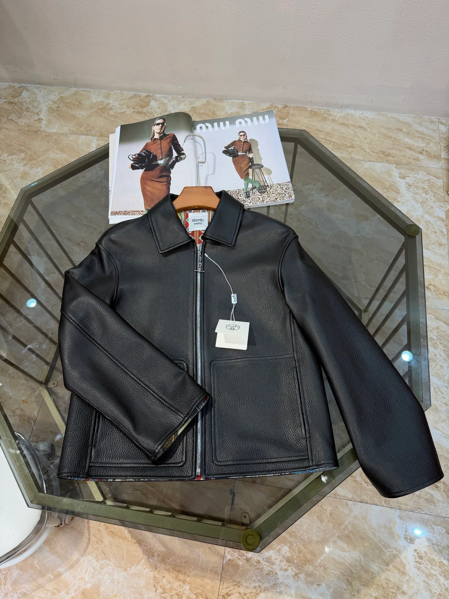 Кожаные Куртки И Дублёнки Женские Hermes 19333140