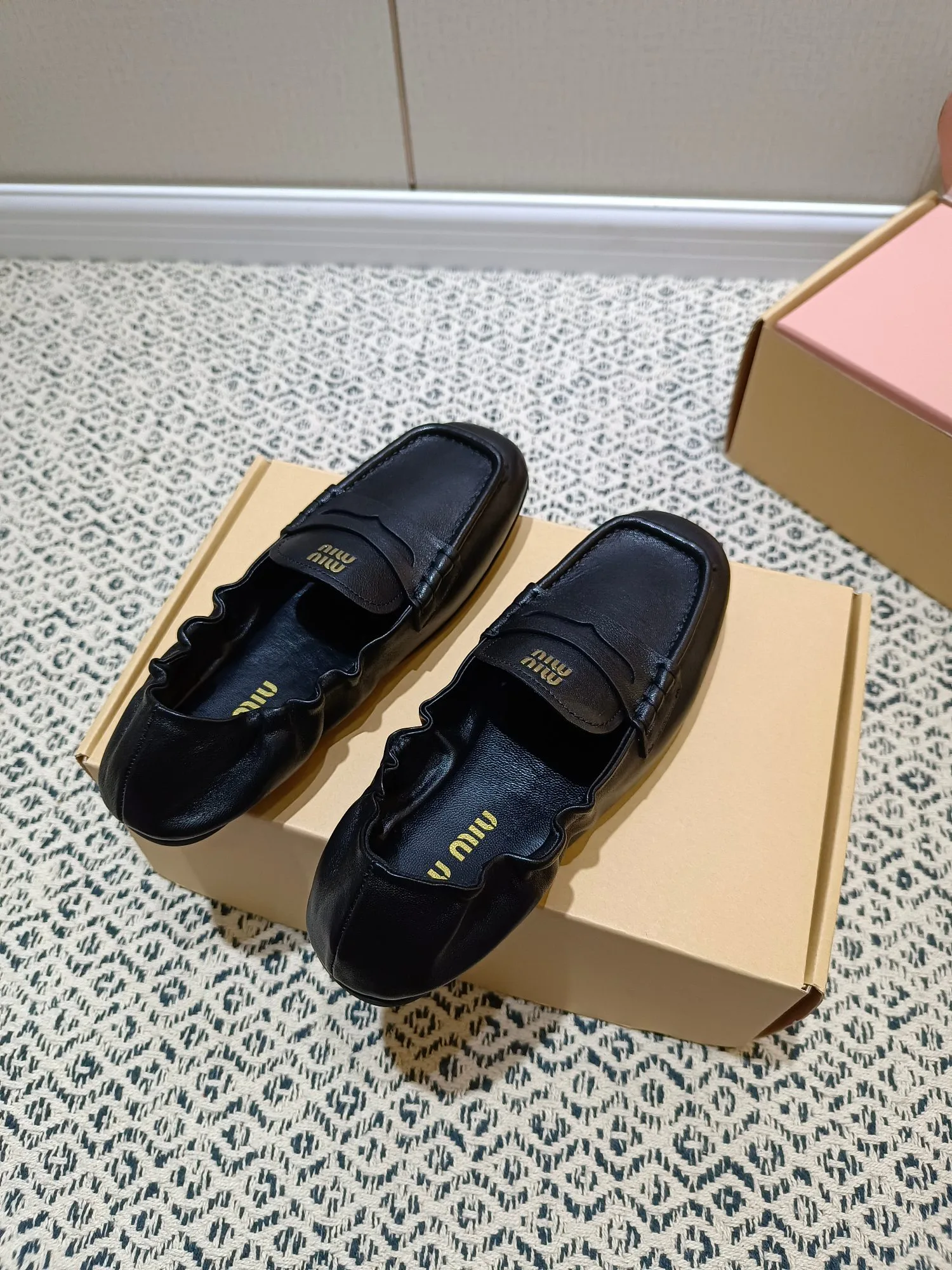 Мокасины Женские Miu Miu 393068