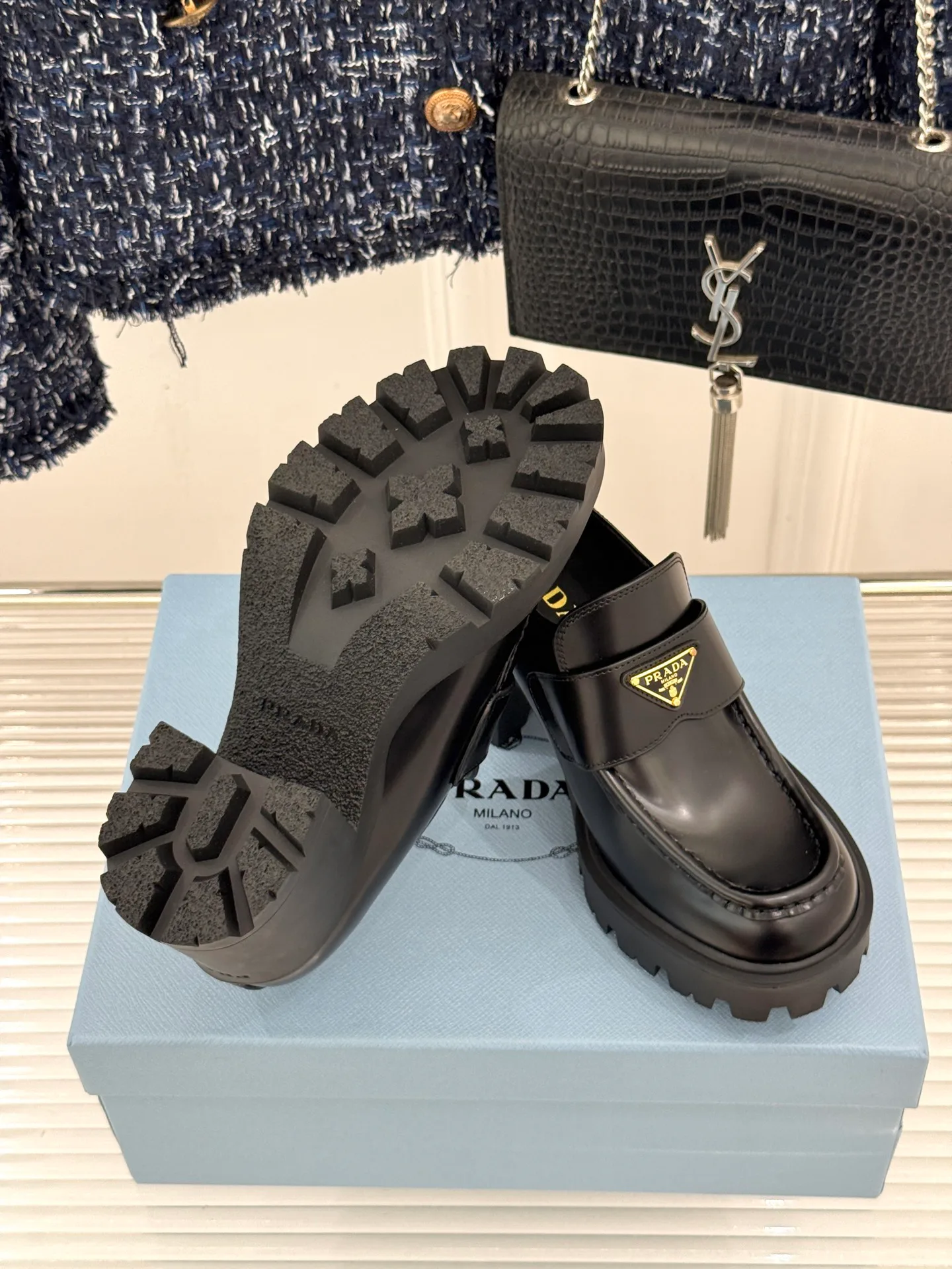 Лоферы И Мокасины Женские Prada 18780368