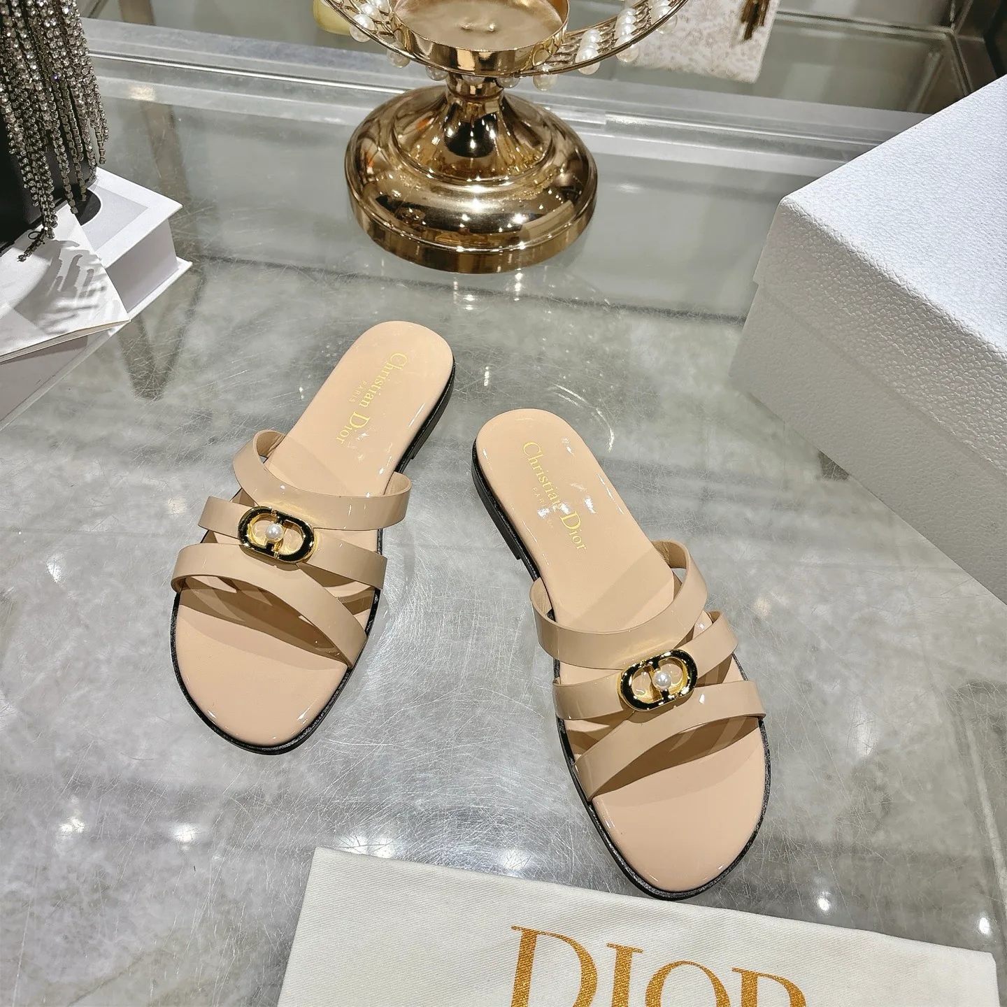Шлепанцы Женские Christian Dior 1289272