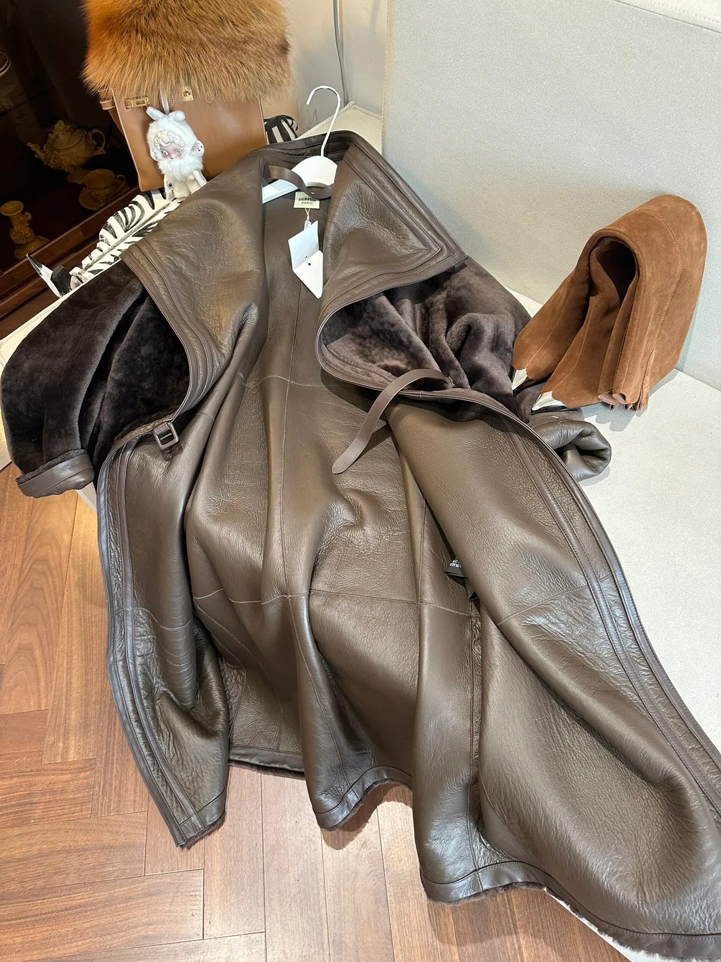 Кожаные Куртки И Дублёнки Женские Hermes 285857