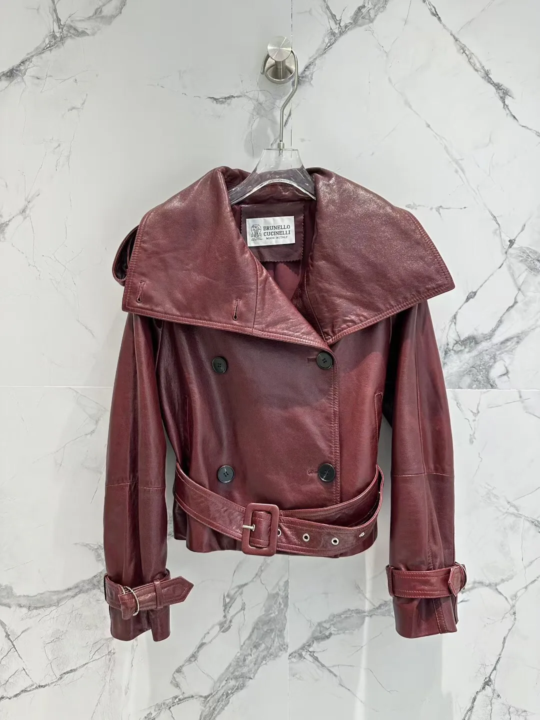 Кожаные Куртки И Дублёнки Женские Brunello Cucinelli 13683065