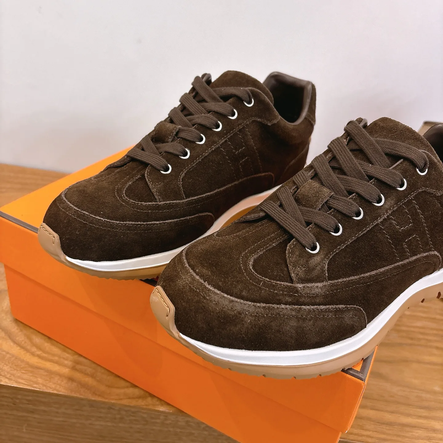 Кроссовки Мужские Hermes 1096976