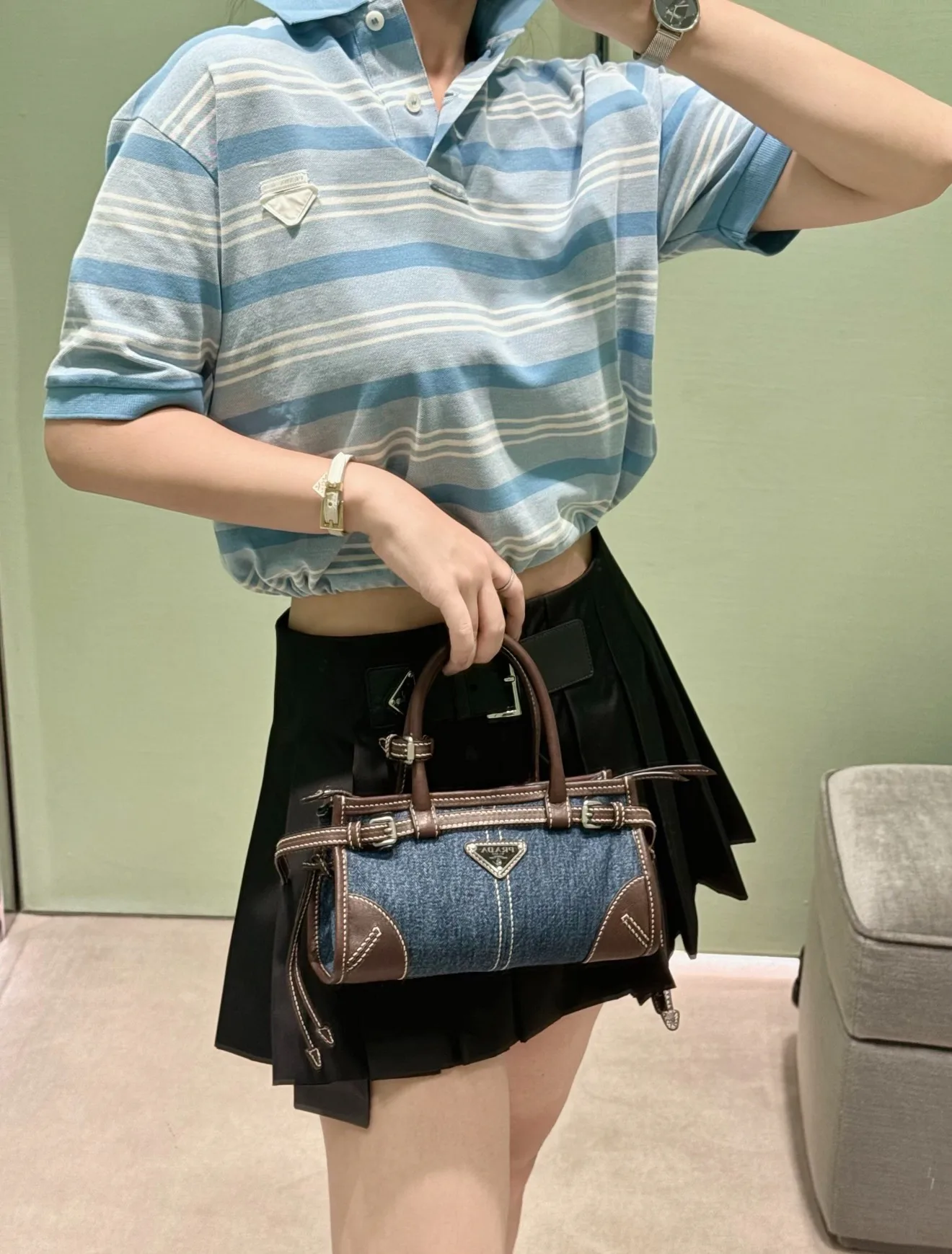 Рубашки Женские Prada 12767307