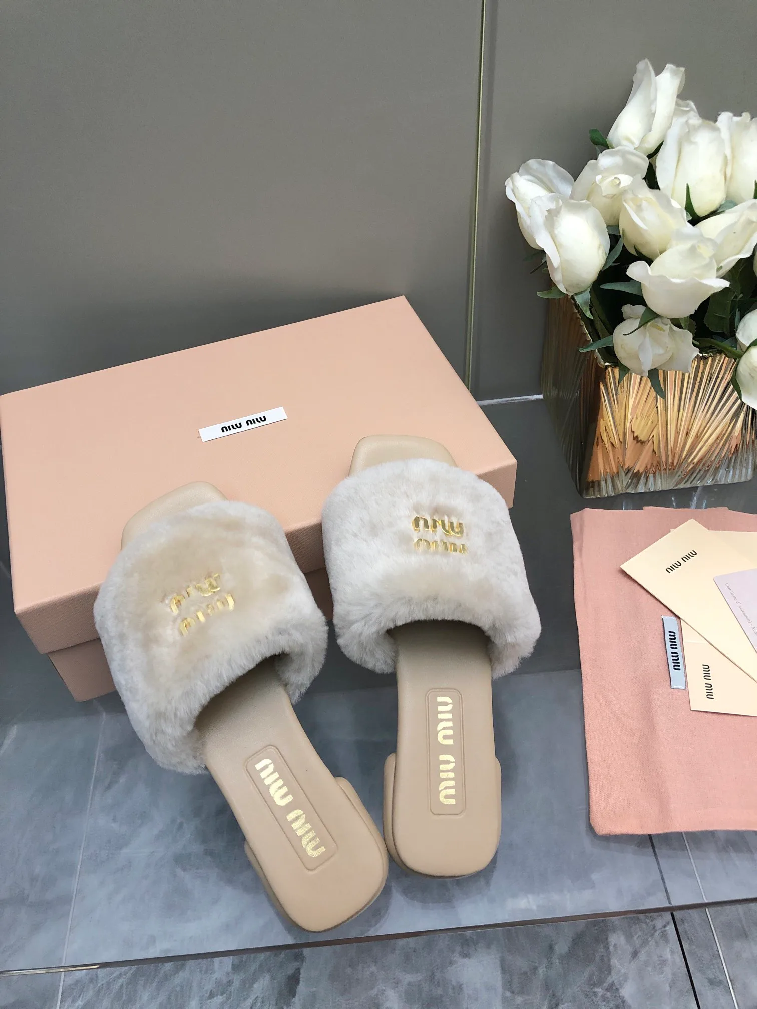 Тапочки Женские Miu Miu 18005811
