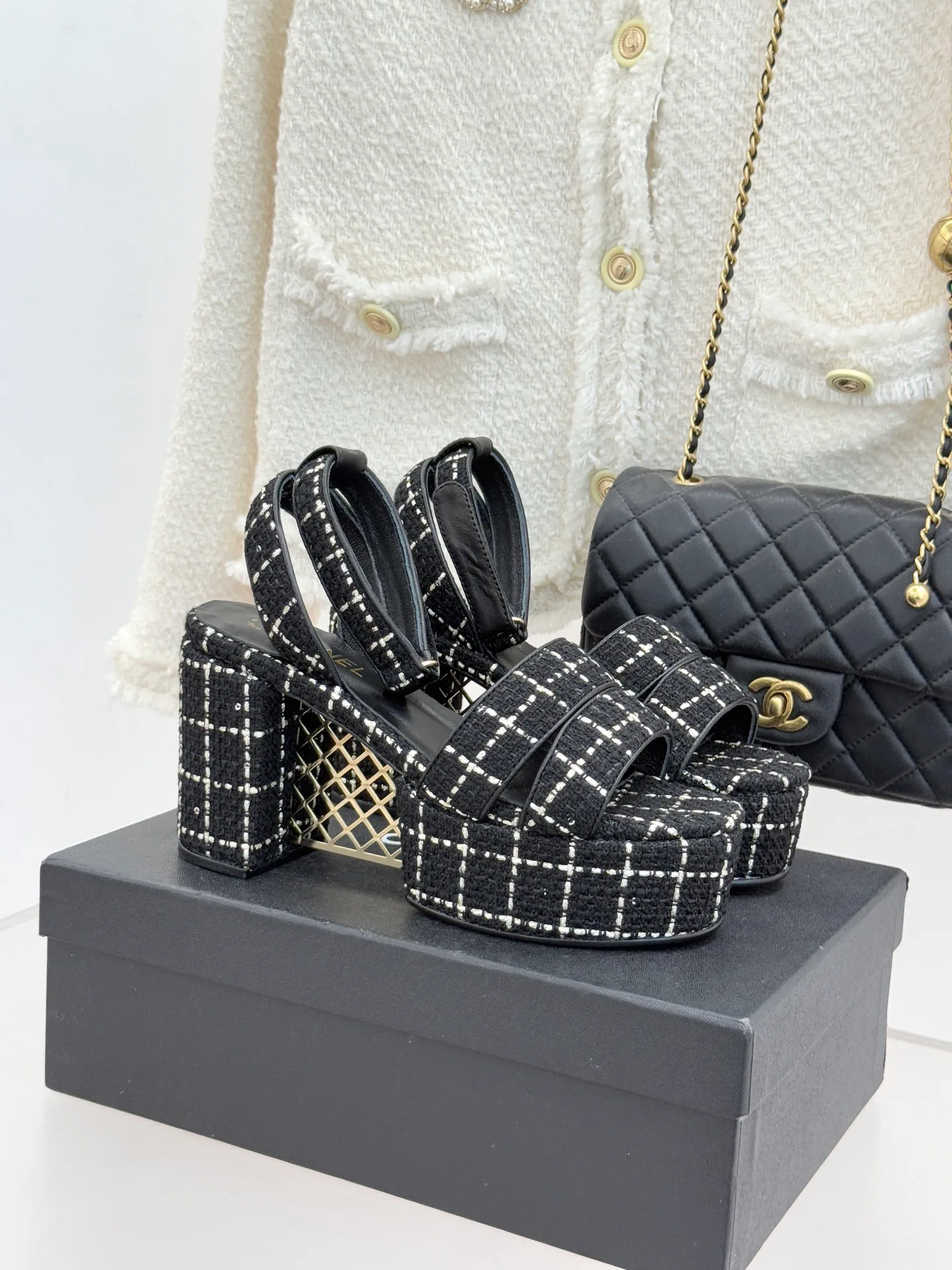 Босоножки Женские Chanel 9499265