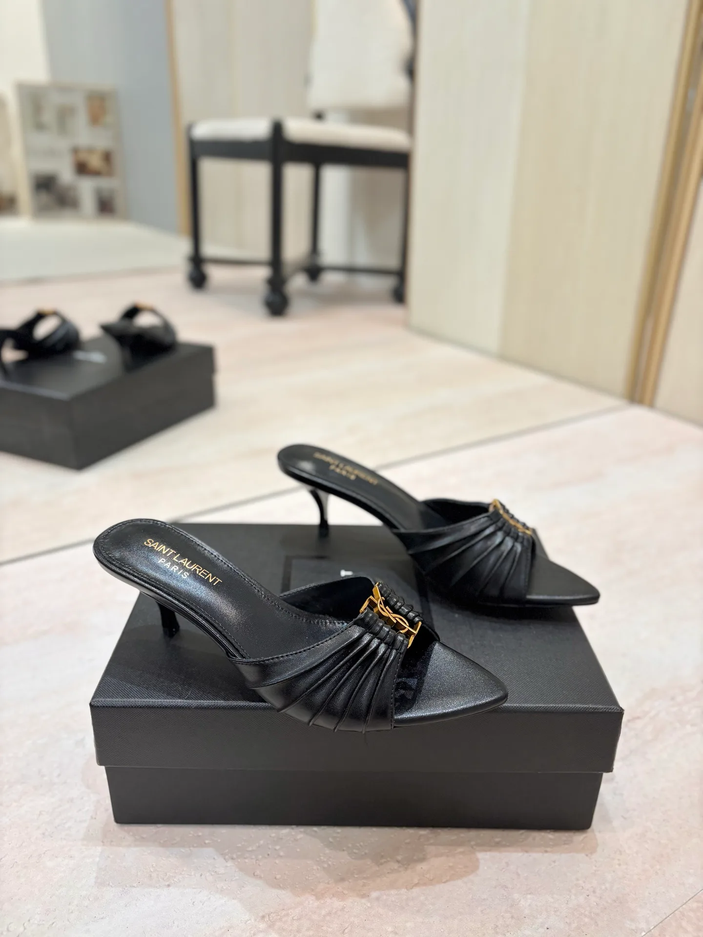 Мюли И Сабо Женские Saint Laurent 17476042