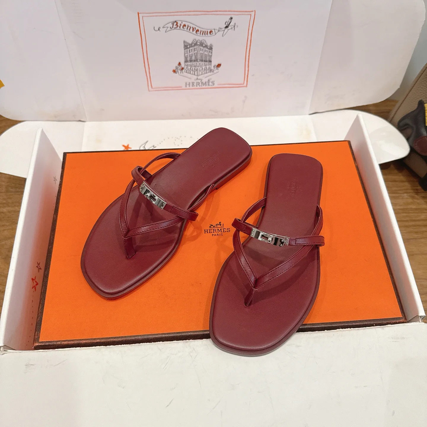 Шлепанцы Женские Hermes 9576053