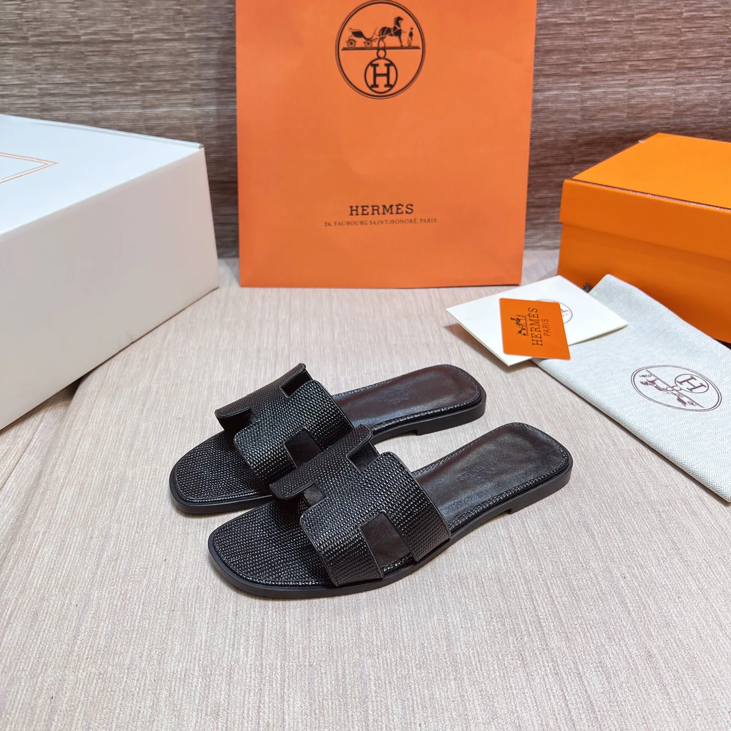 Шлепанцы Женские Hermes 25845