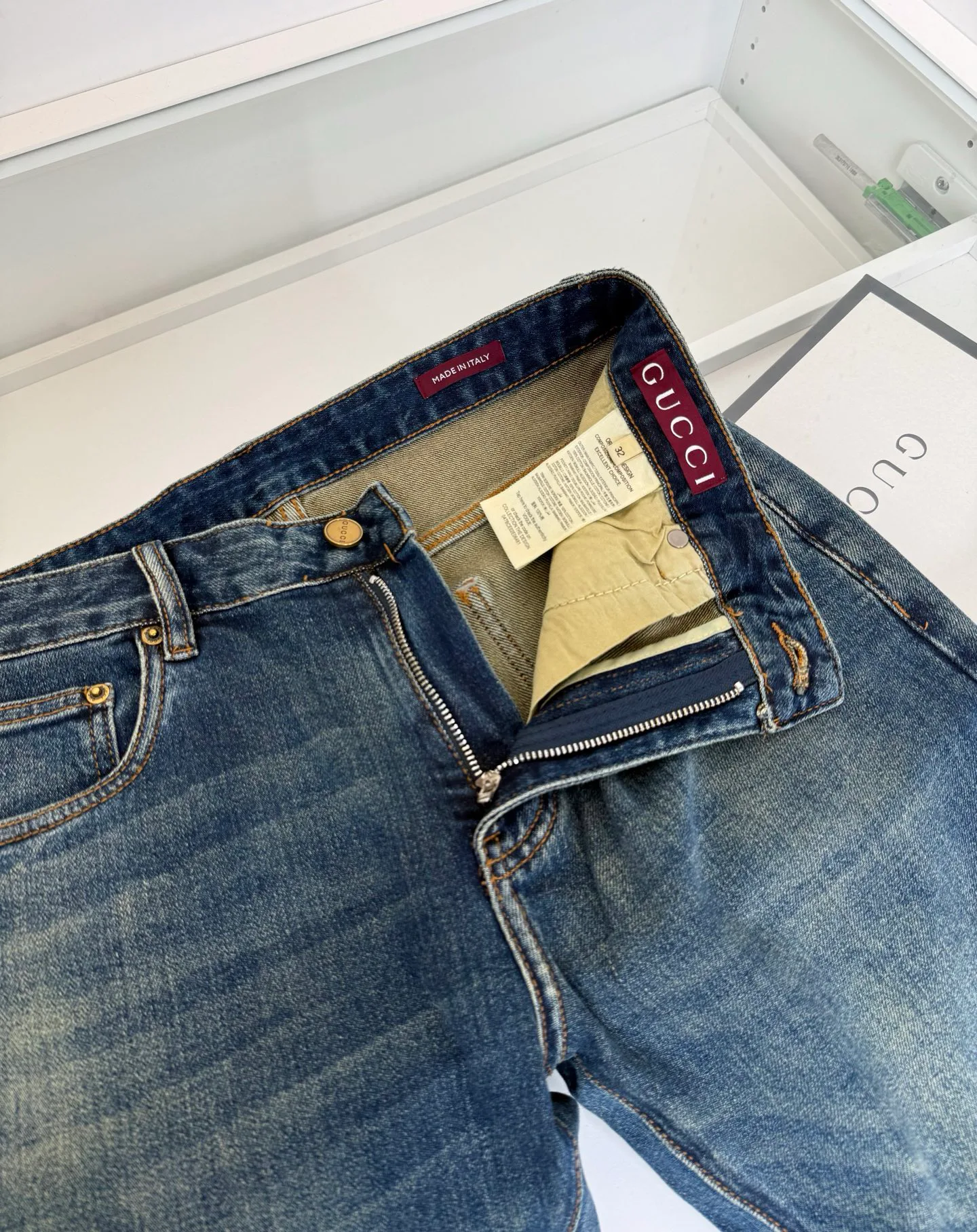 Джинсы Мужские Gucci 18566979