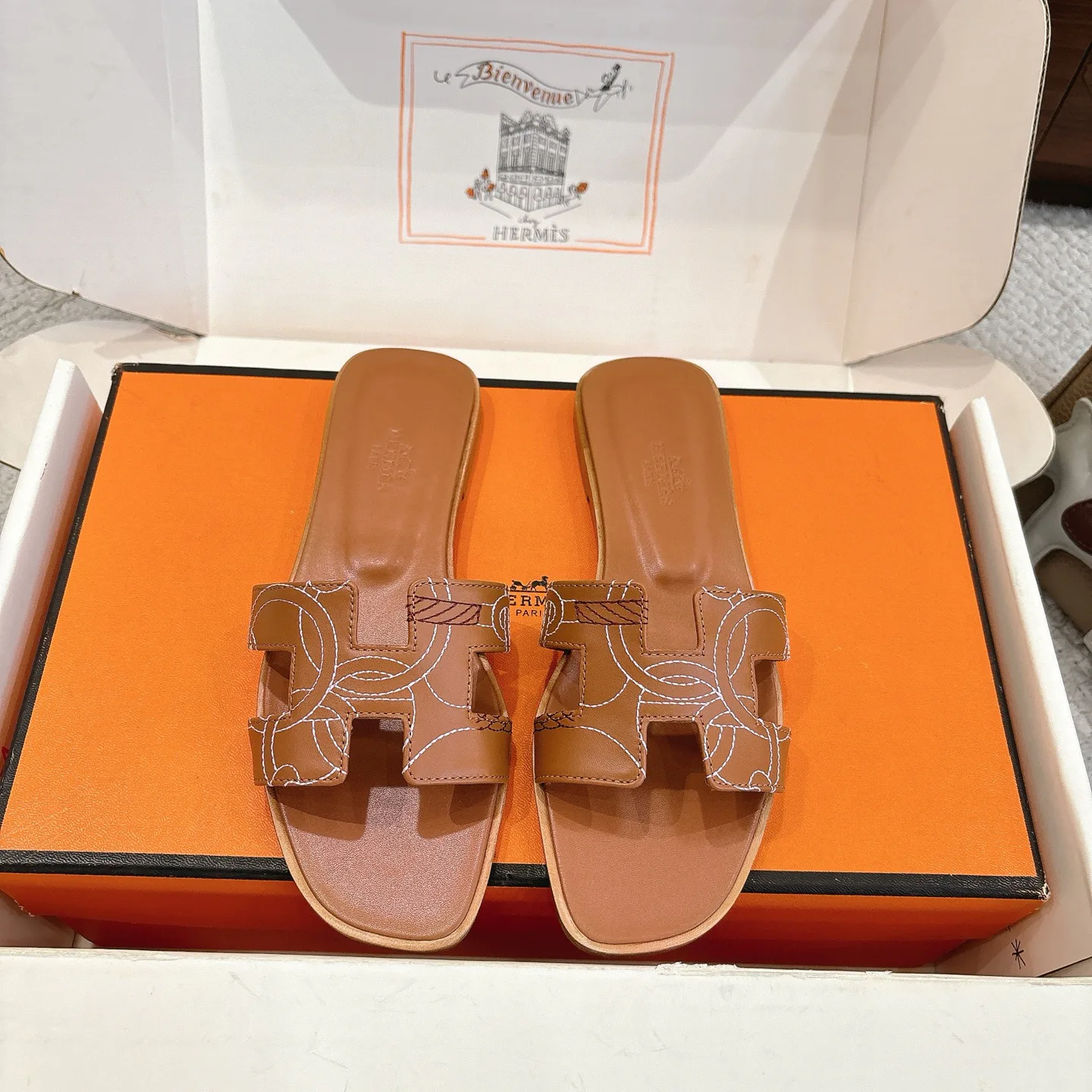 Шлепанцы Женские Hermes 879099