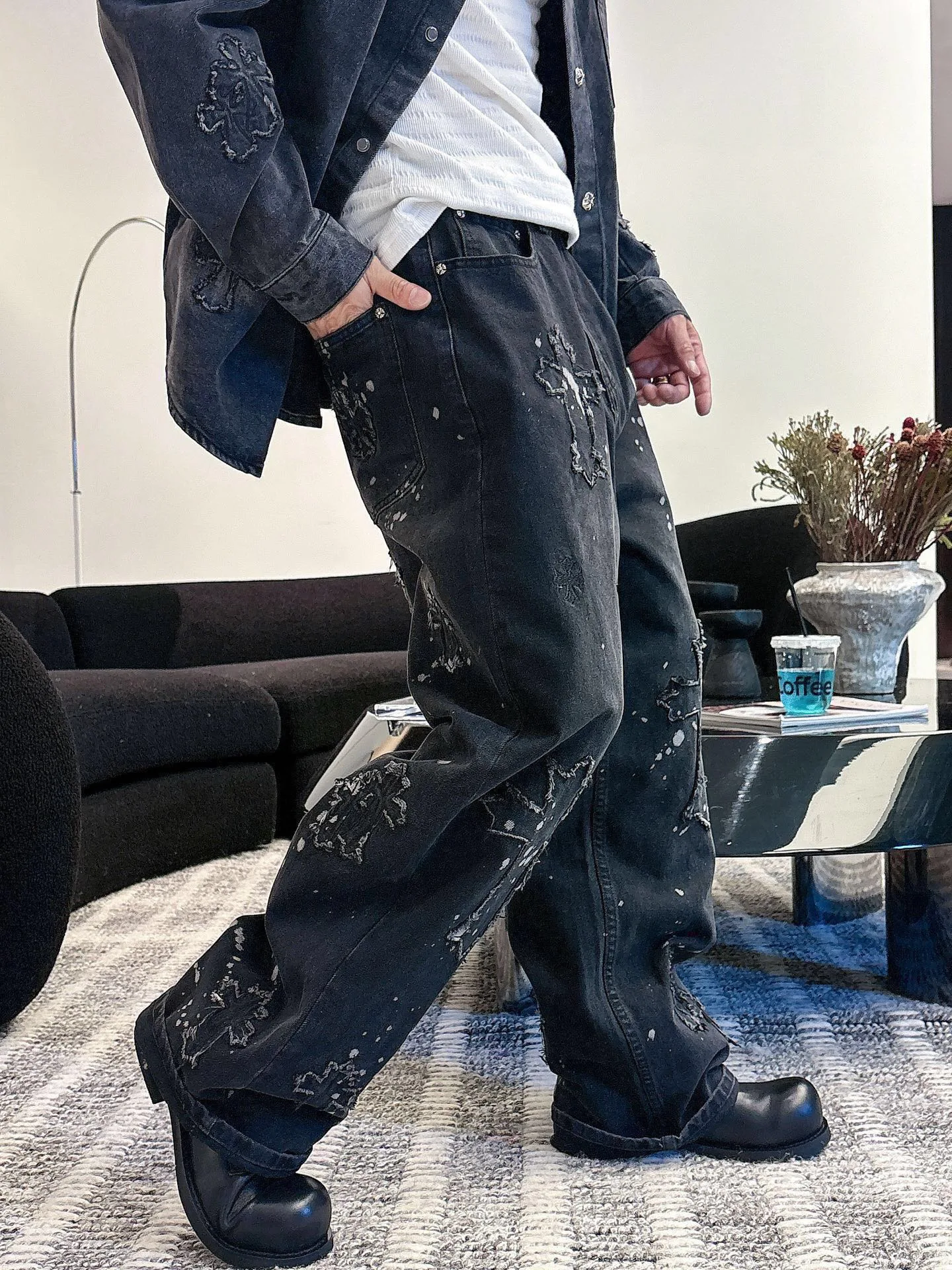 Джинсы Мужские Chanel 431571