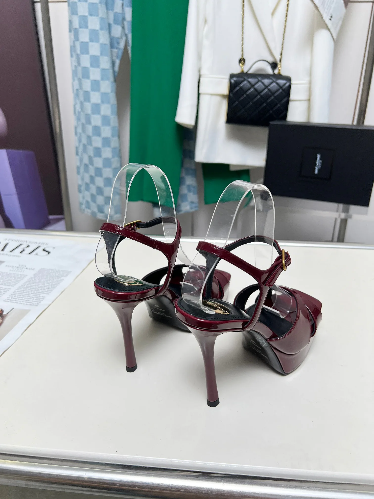 Босоножки Женские Saint Laurent 262239