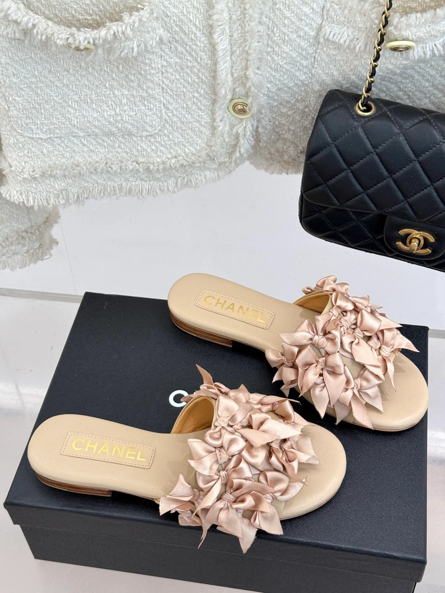 Шлепанцы Женские Chanel 7474