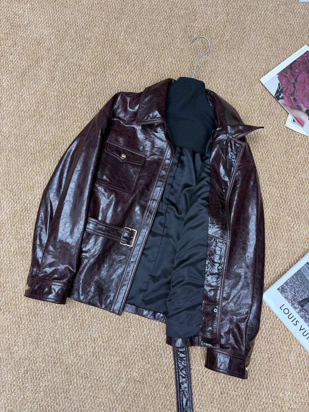 Кожаные Куртки И Дублёнки Женские Saint Laurent 13272383
