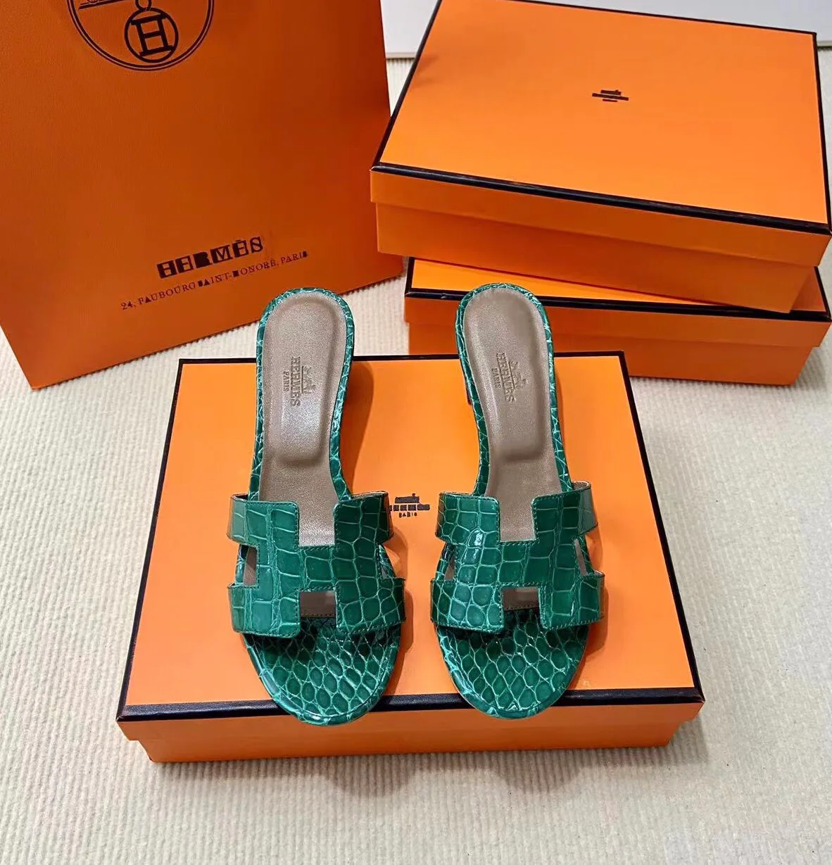 Босоножки Женские Hermes 4340559