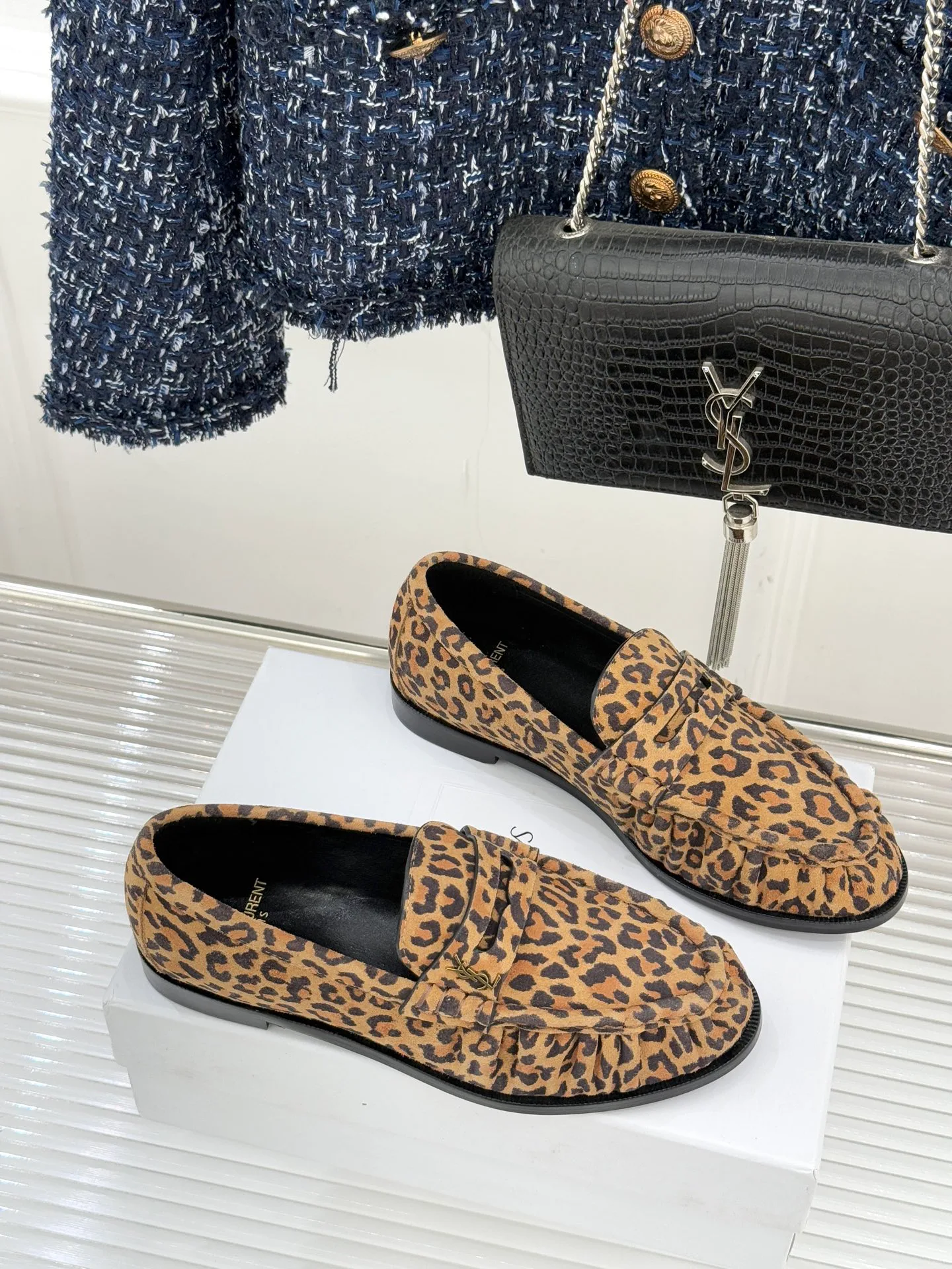 Лоферы И Мокасины Женские Saint Laurent 11187100