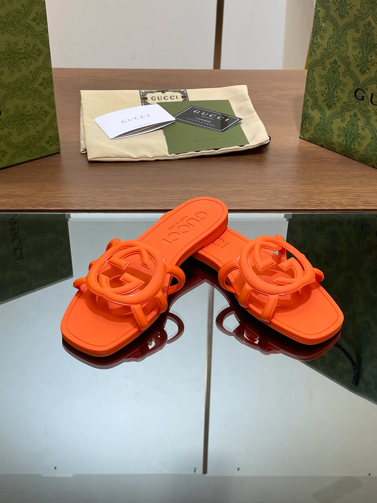 Шлепанцы Женские Gucci 15268