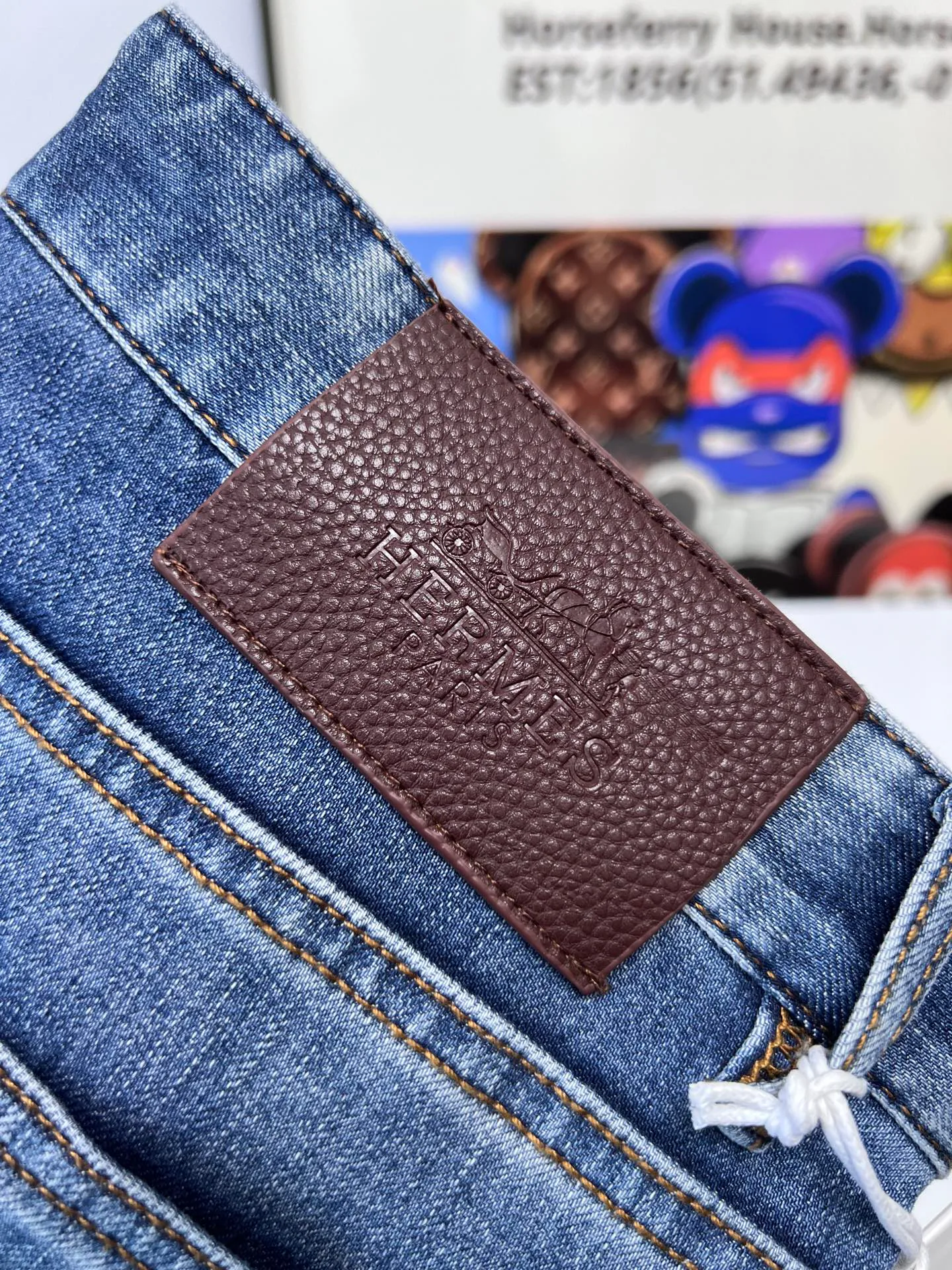 Джинсы Мужские Hermes 8709