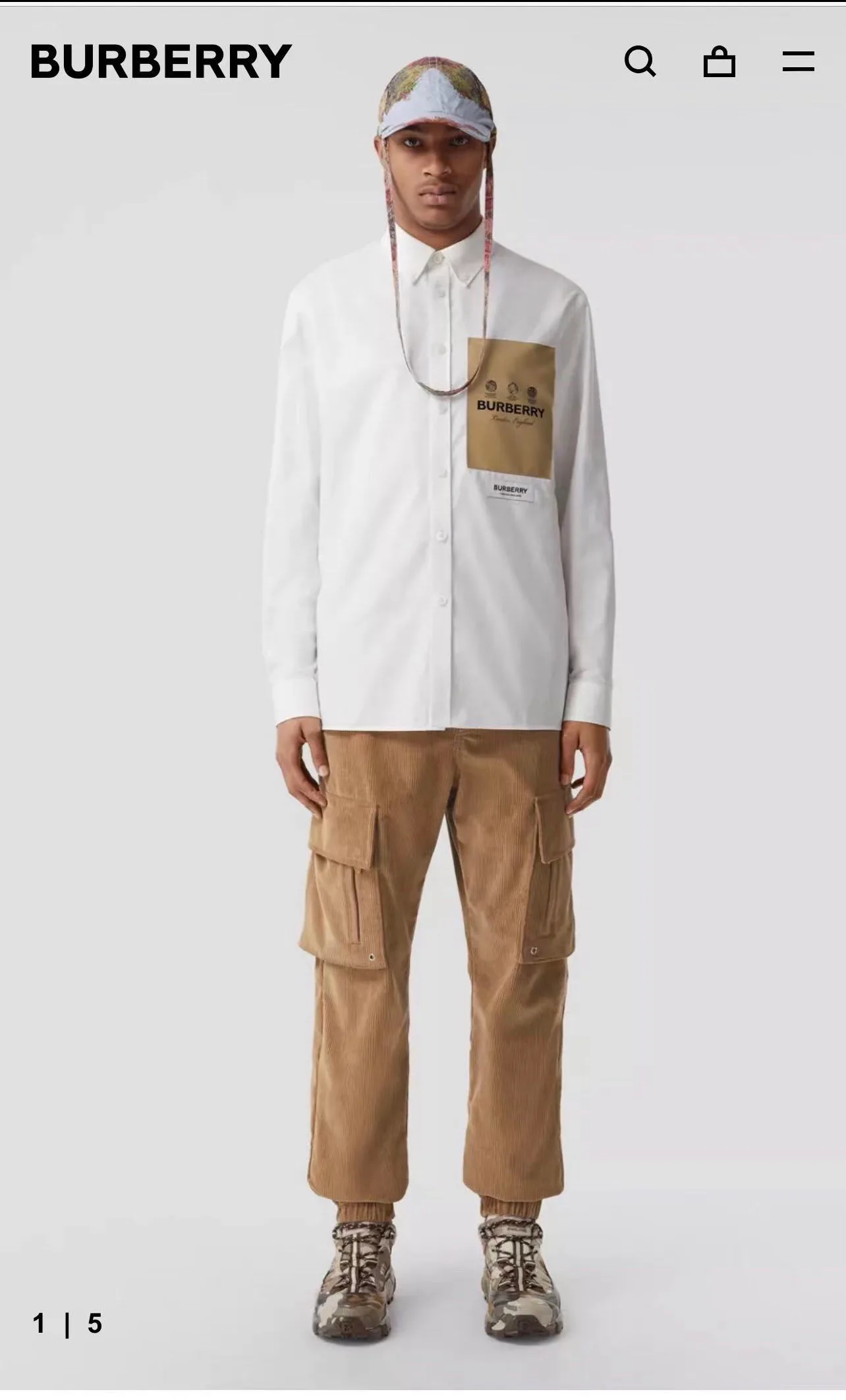 Рубашки Мужские Burberry 17967417