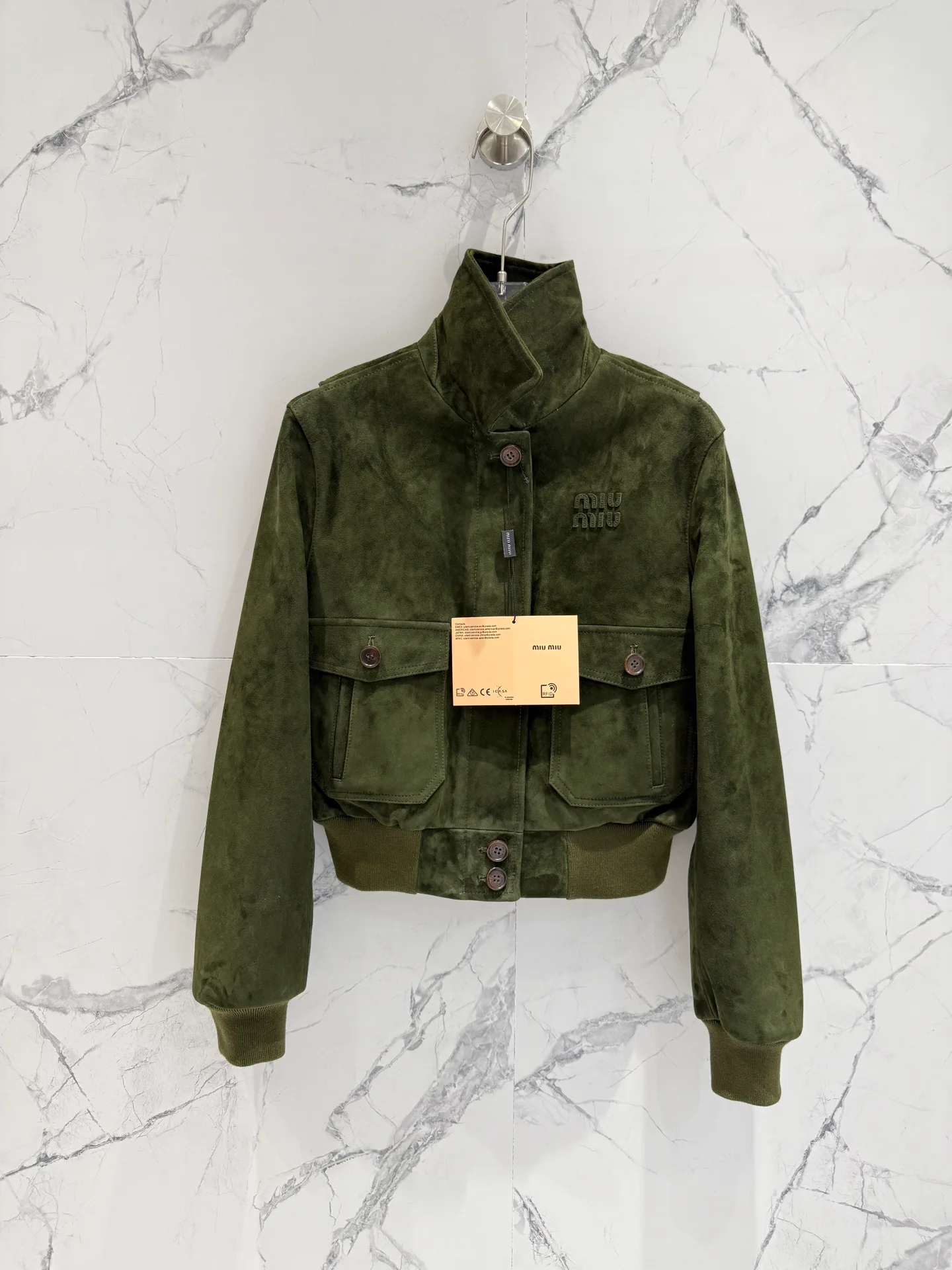 Кожаные Куртки И Дублёнки Женские Miu Miu 11428990