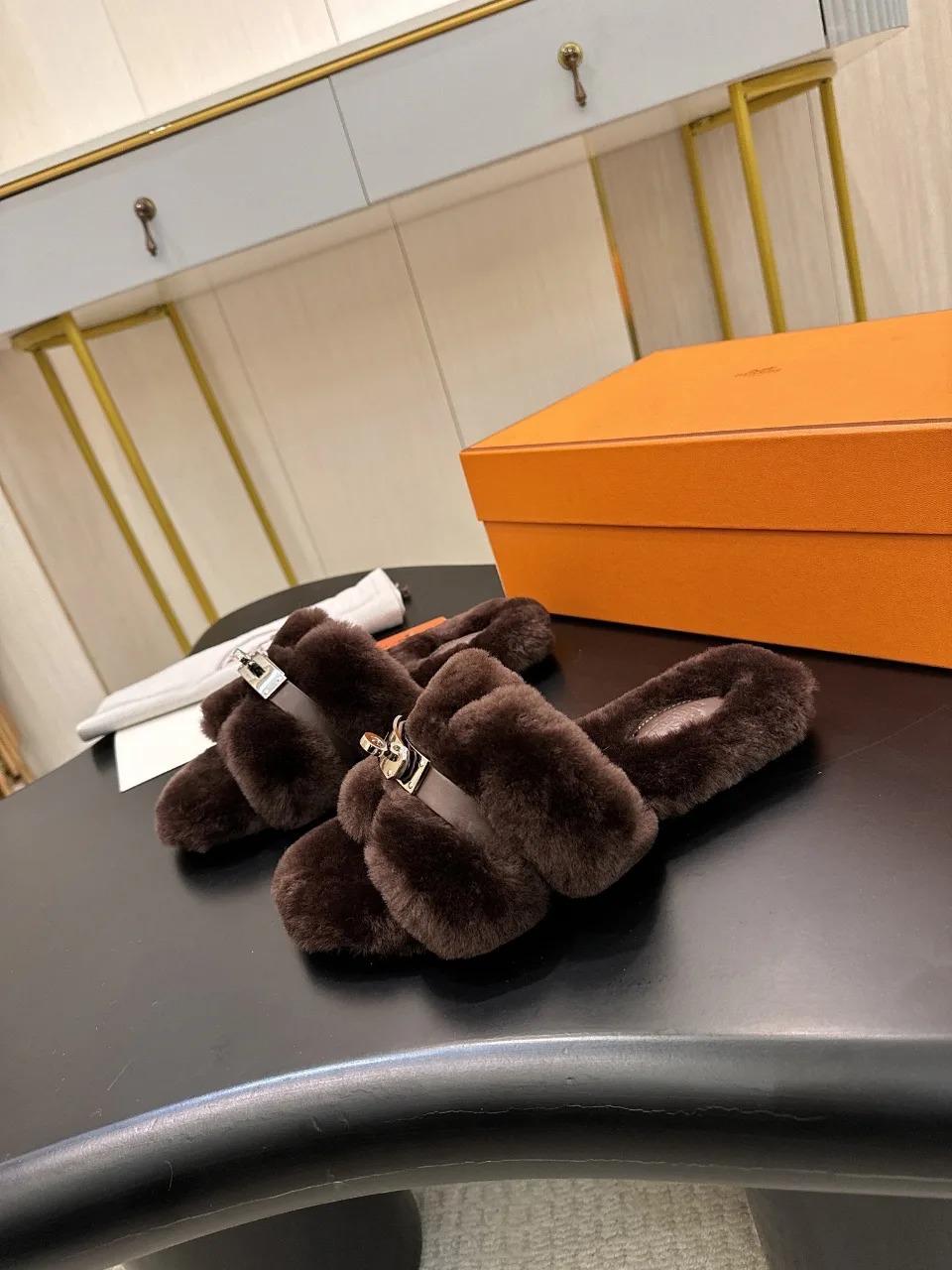 Тапочки Женские Hermes 97510