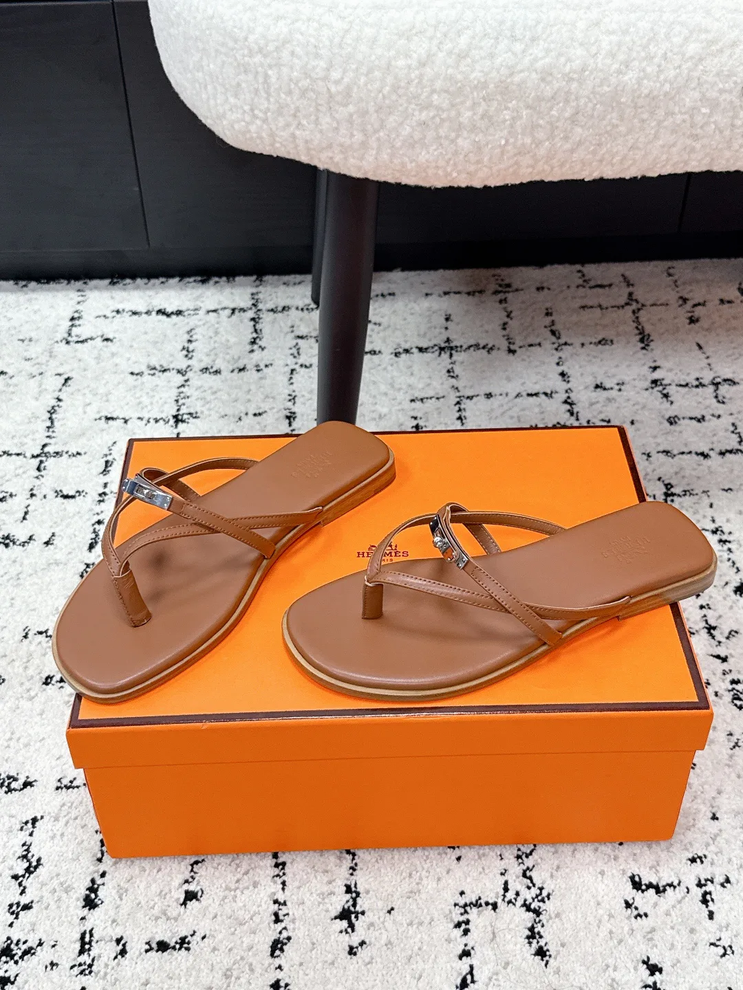 Шлепанцы Женские Hermes 11237976