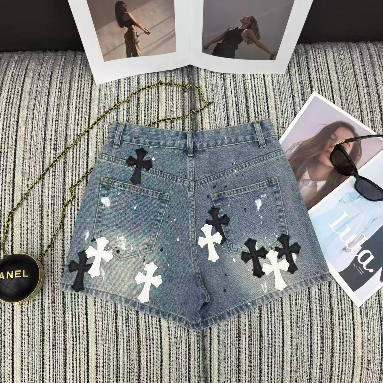 Шорты Женские Chrome Hearts 5979852