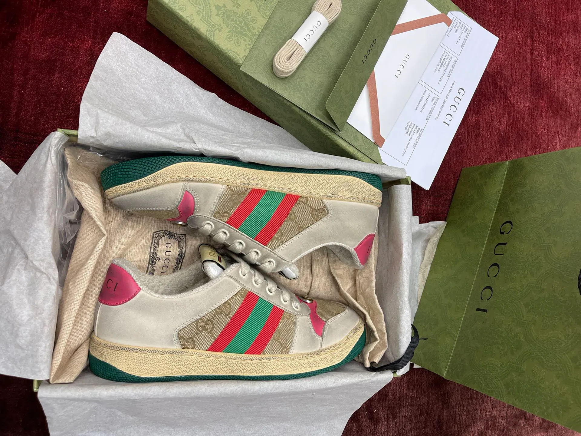 Кроссовки Женские Gucci 799421