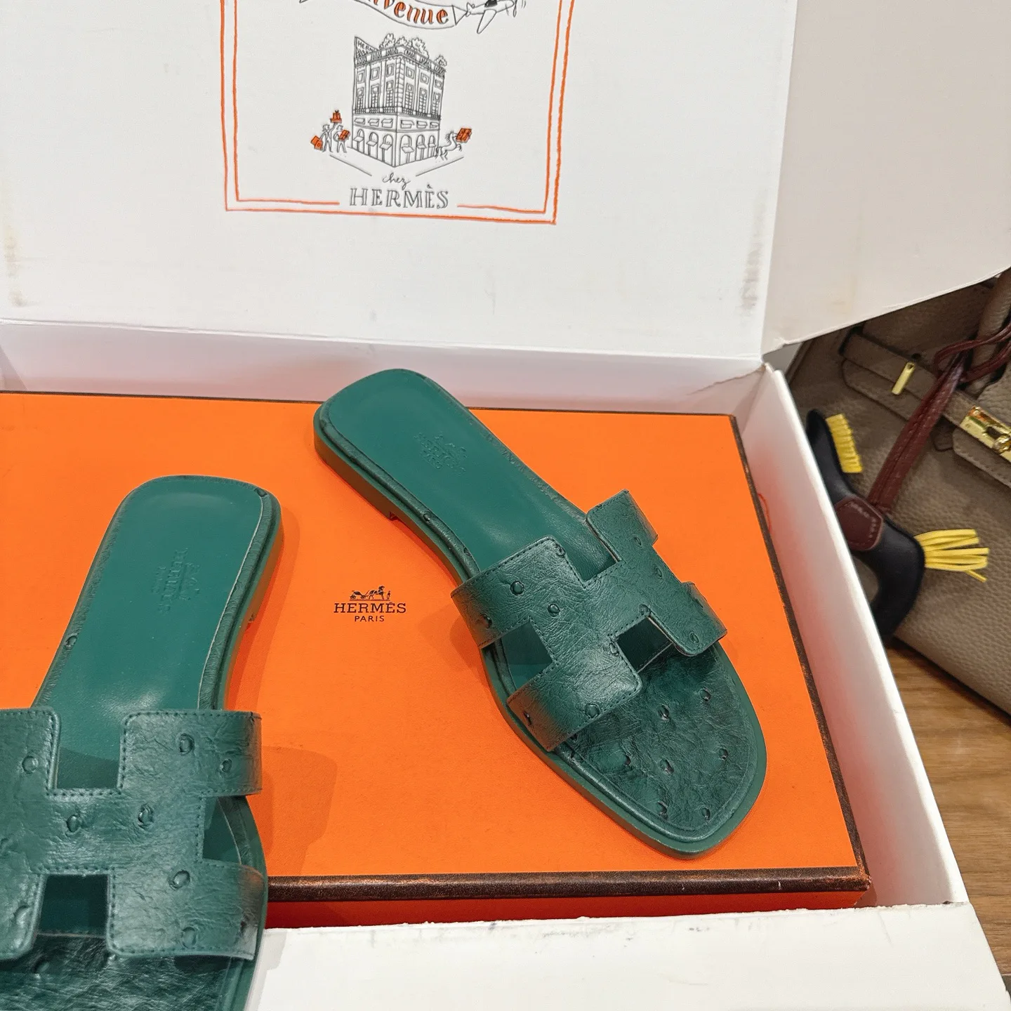 Шлепанцы Женские Hermes 10813793