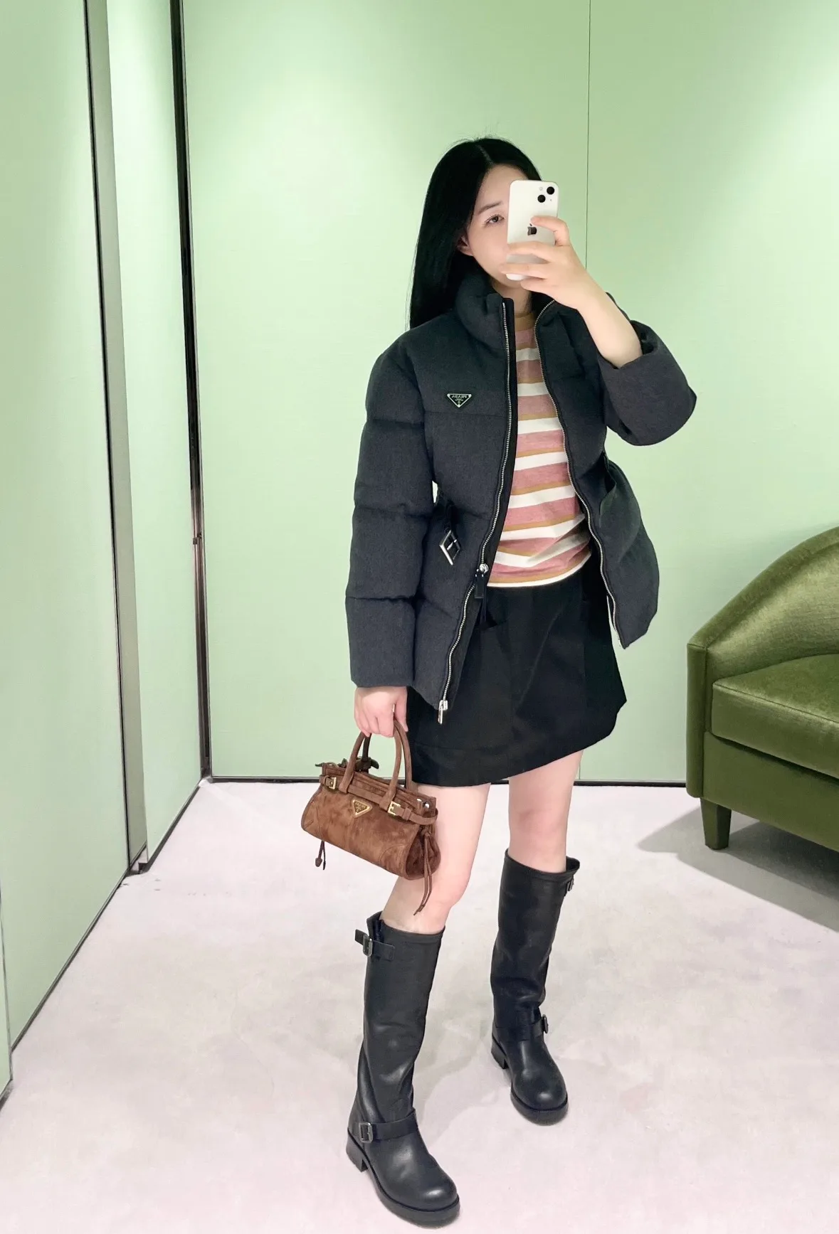 Куртки И Пуховики Женские Prada 17909101