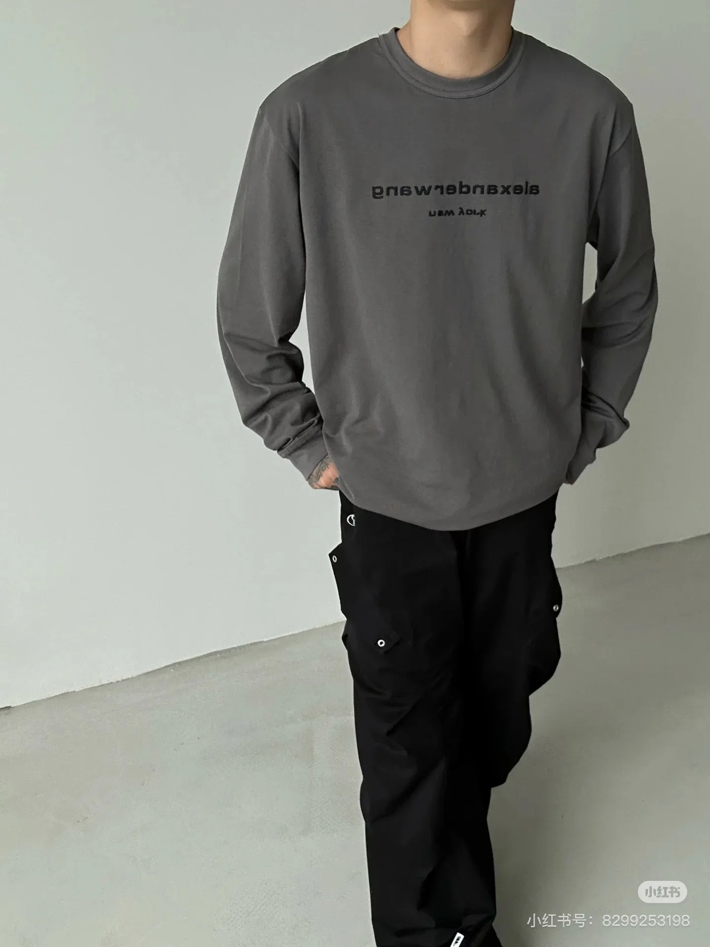 Лонгсливы Мужские Alexander Wang 2603202