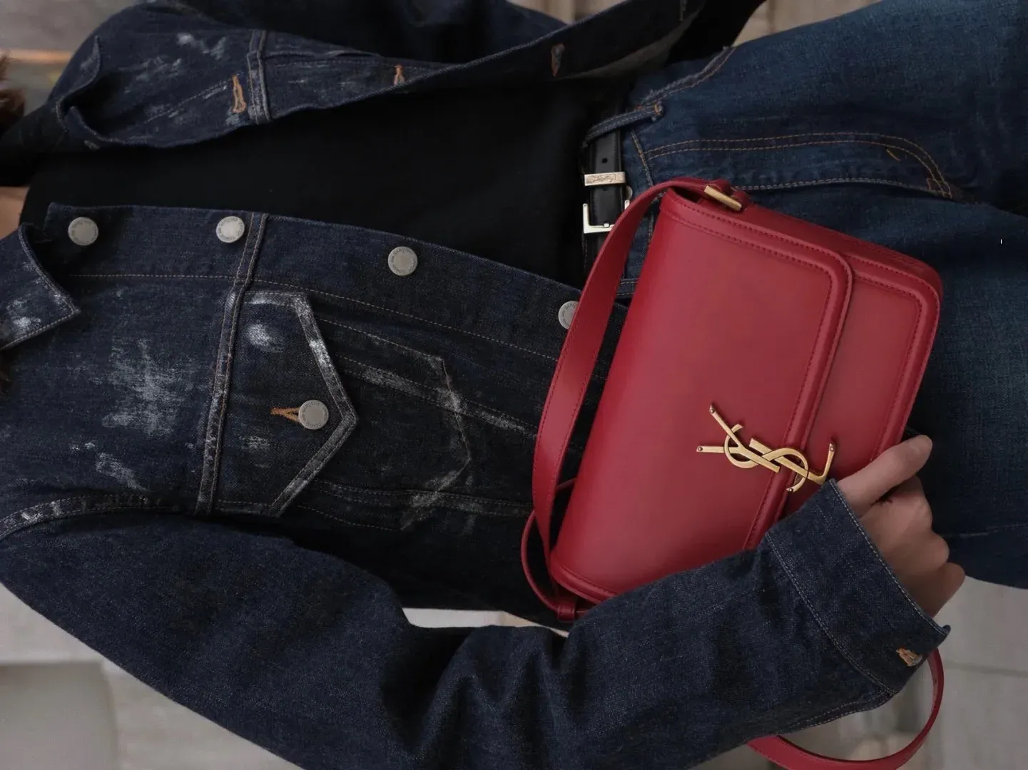 Сумки На Ремне Женские Saint Laurent 726780