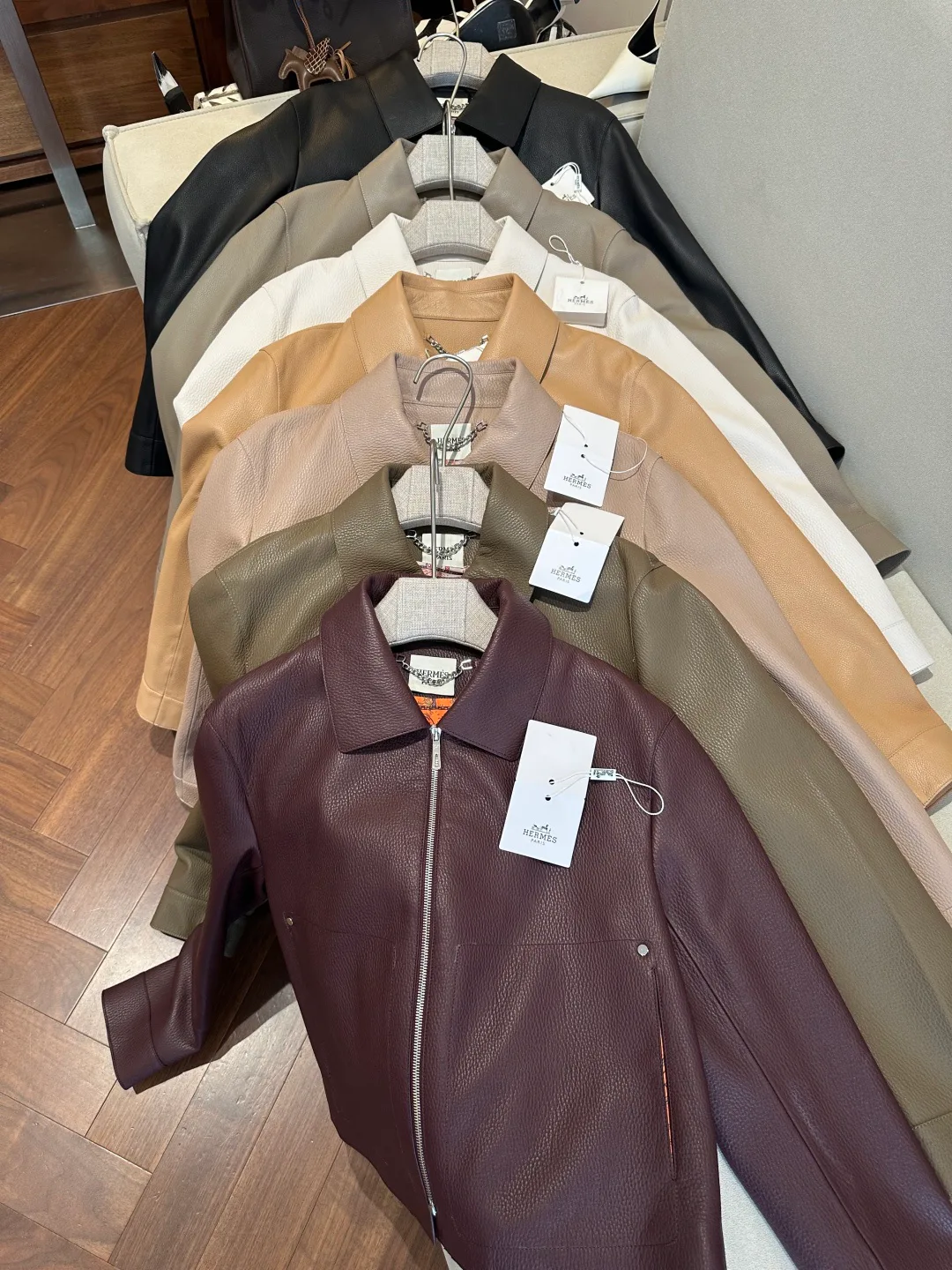 Кожаные Куртки И Дублёнки Женские Hermes 18312605