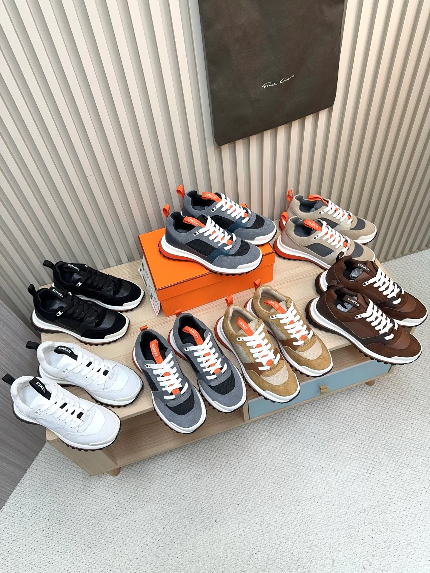 Кроссовки Мужские Hermes 482145