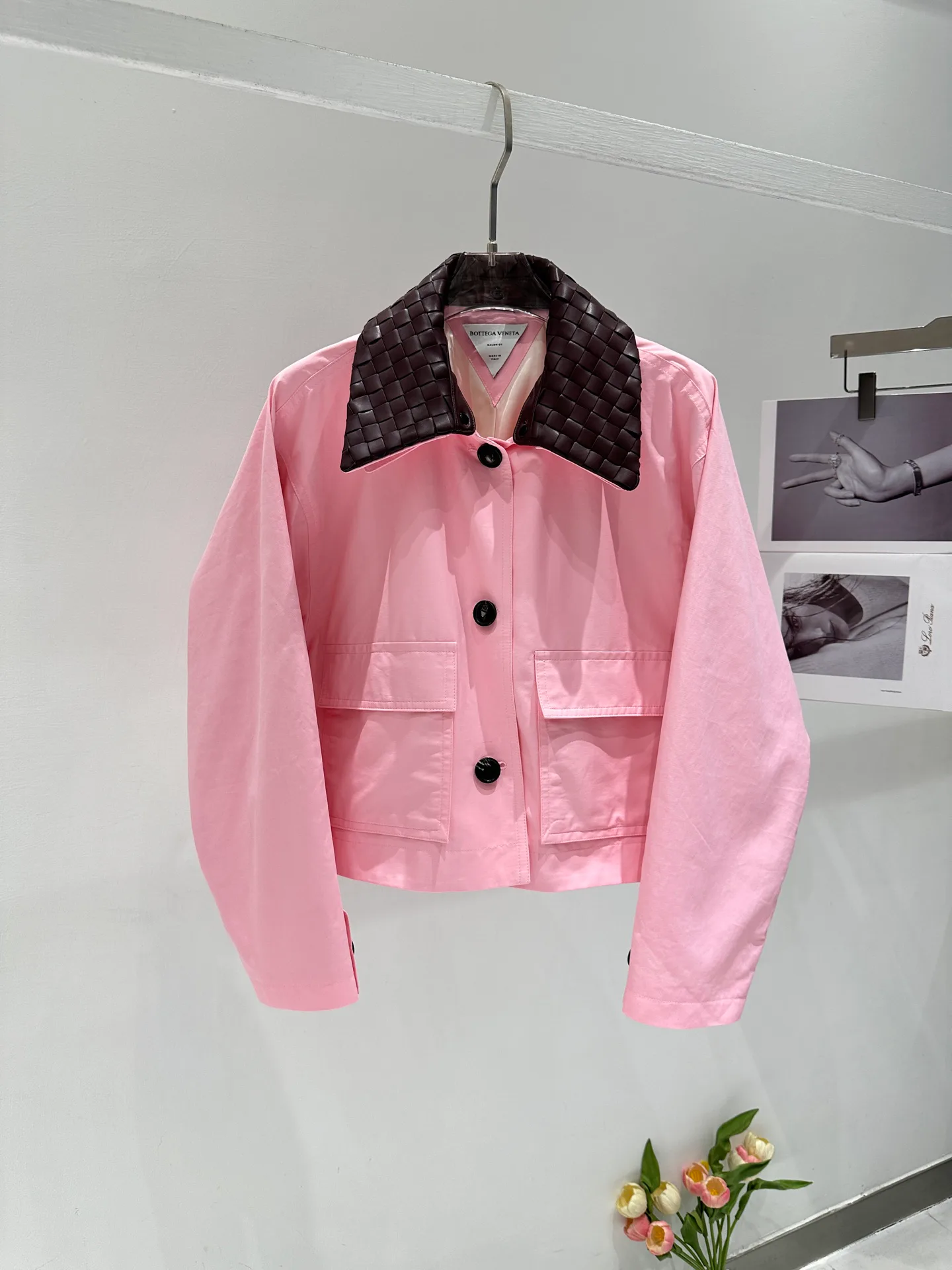 Кожаные Куртки И Дублёнки Женские Bottega Veneta 11759389