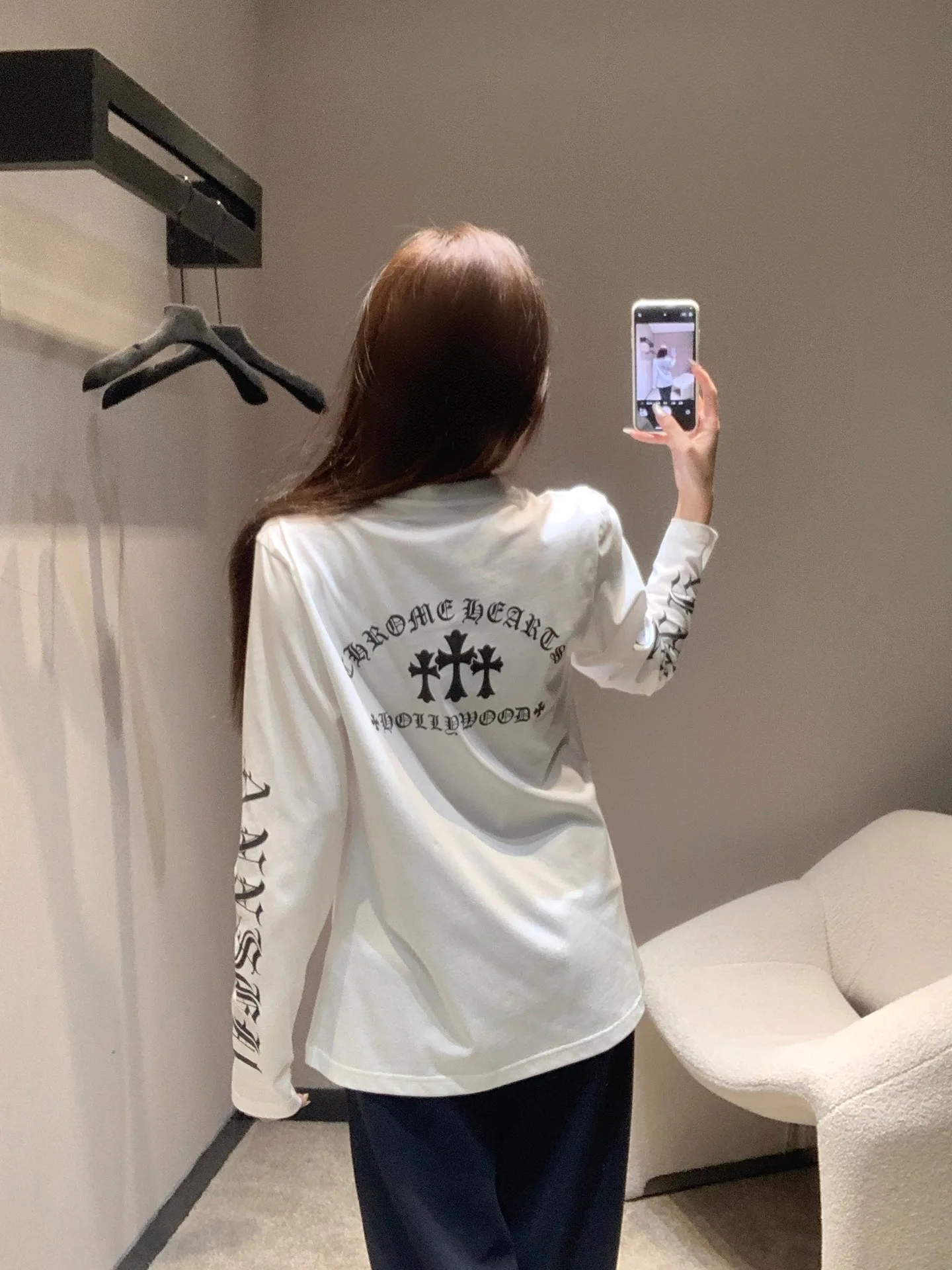 Футболки Женские Chrome Hearts 4275829