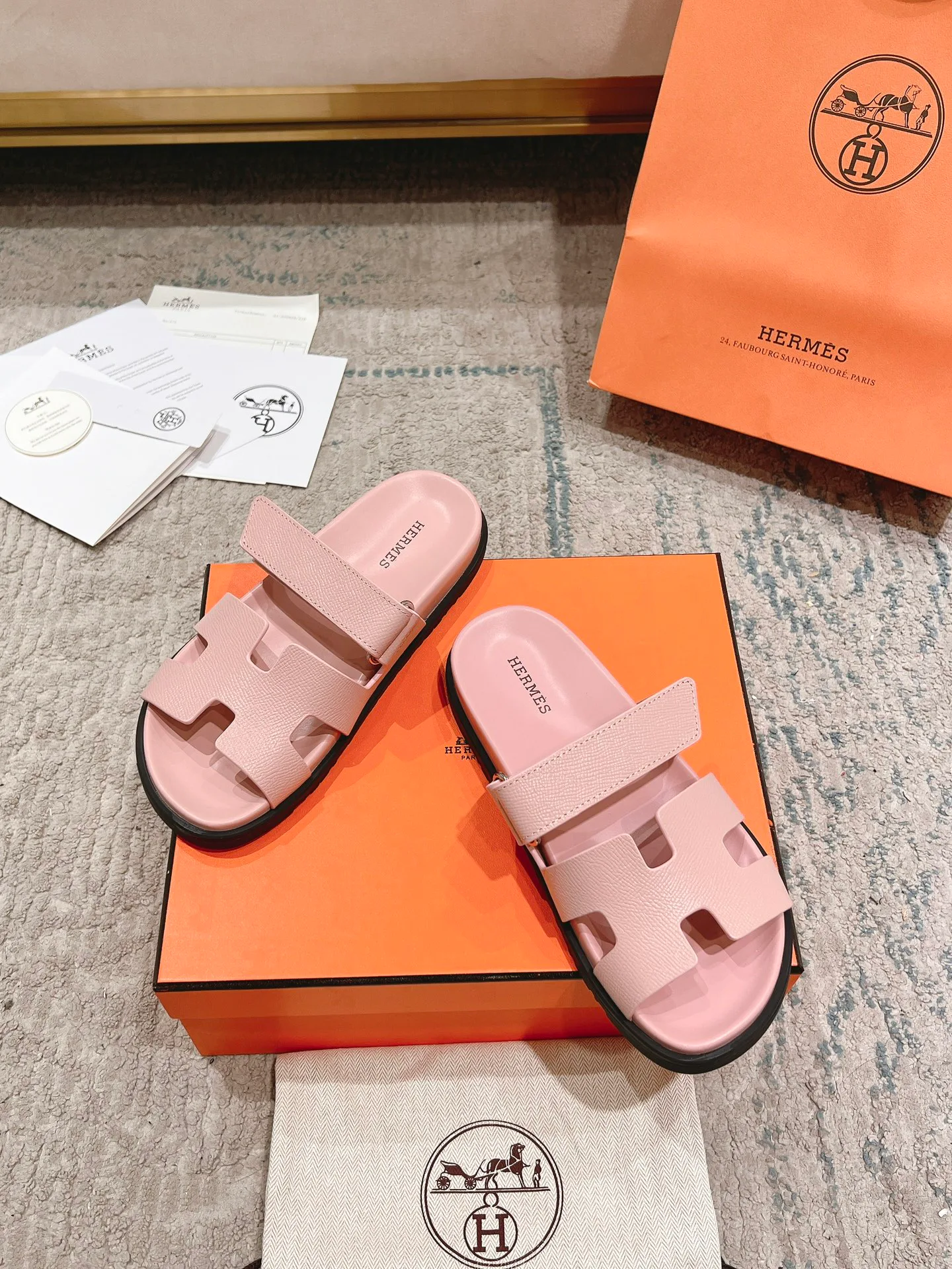 Шлепанцы Женские Hermes 12874755