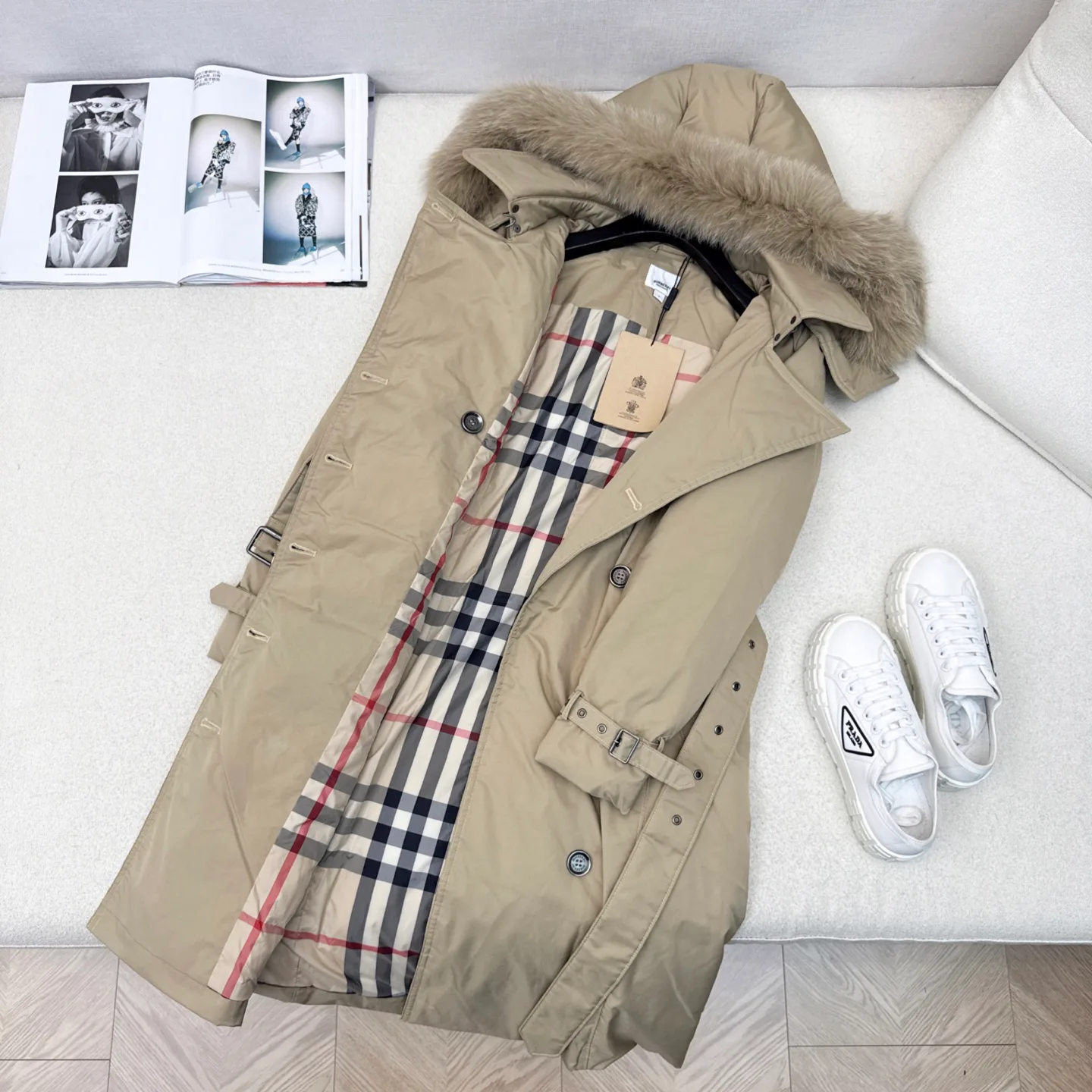Пуховики Женские Burberry 783198