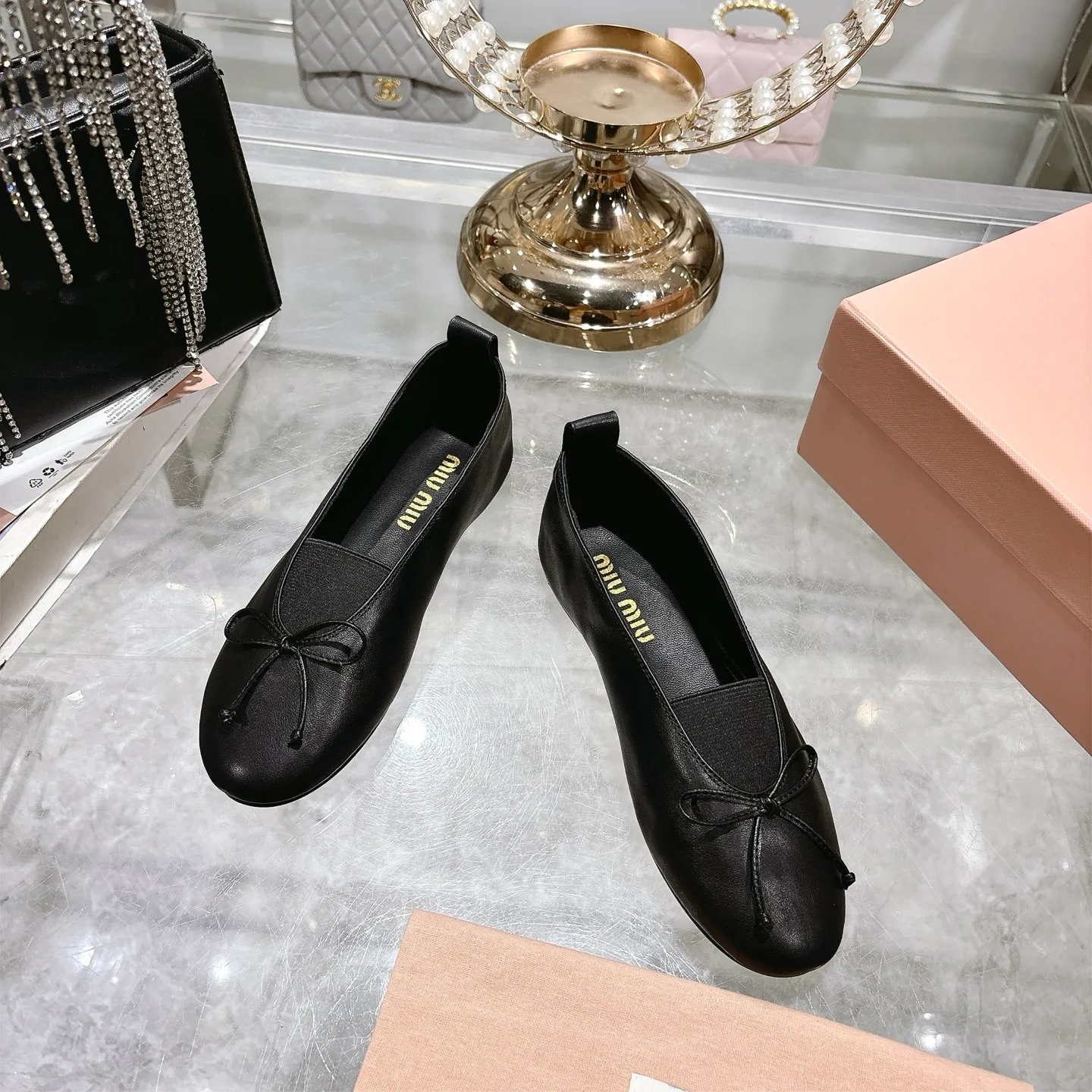 Балетки Женские Miu Miu 397827