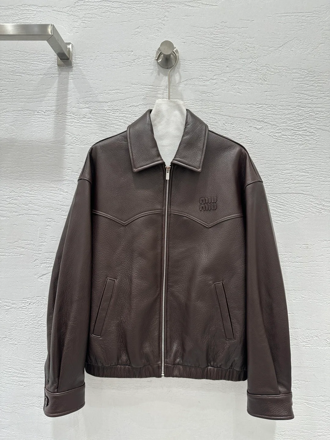 Кожаные Куртки И Дублёнки Женские Miu Miu 11484172