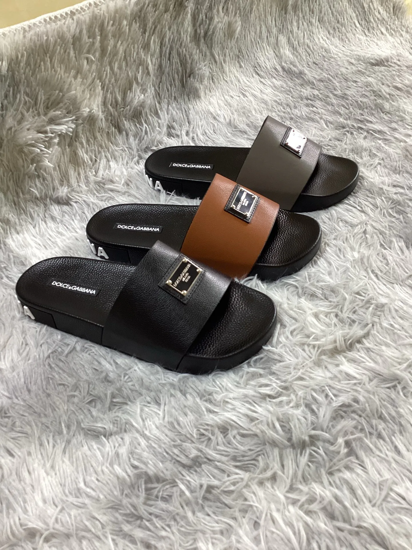 Шлепанцы Мужские Dolce & Gabbana 236103