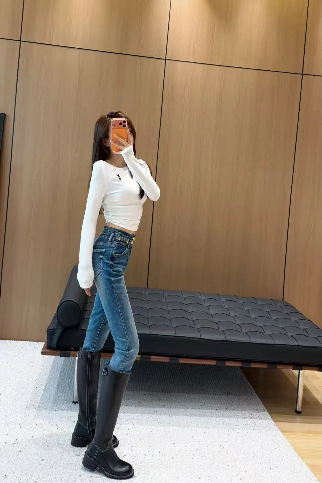 Брюки Женские Saint Laurent 1624599