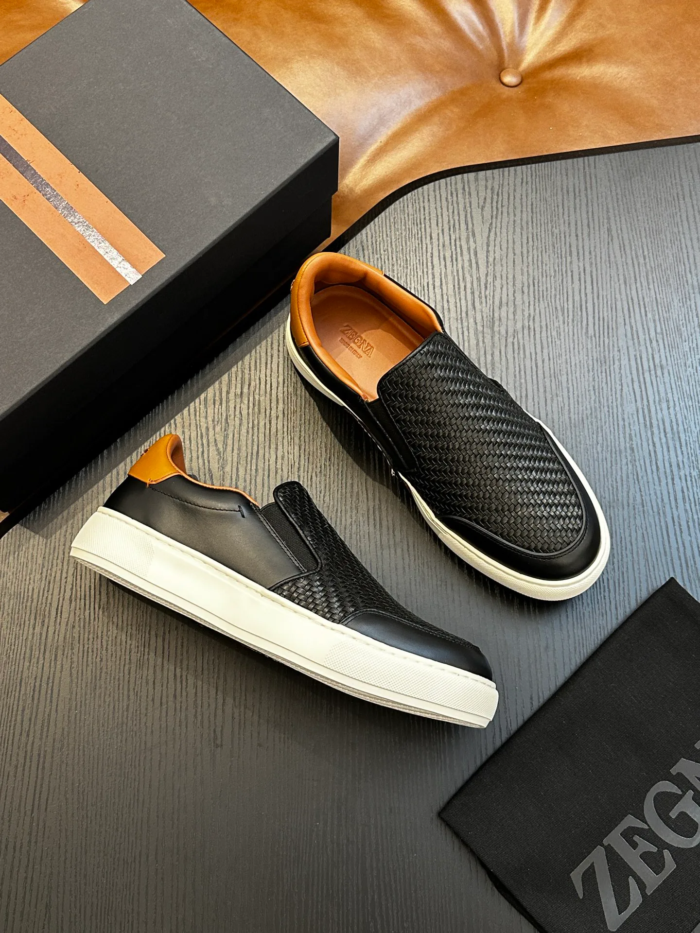 Кеды Мужские Zegna 157405